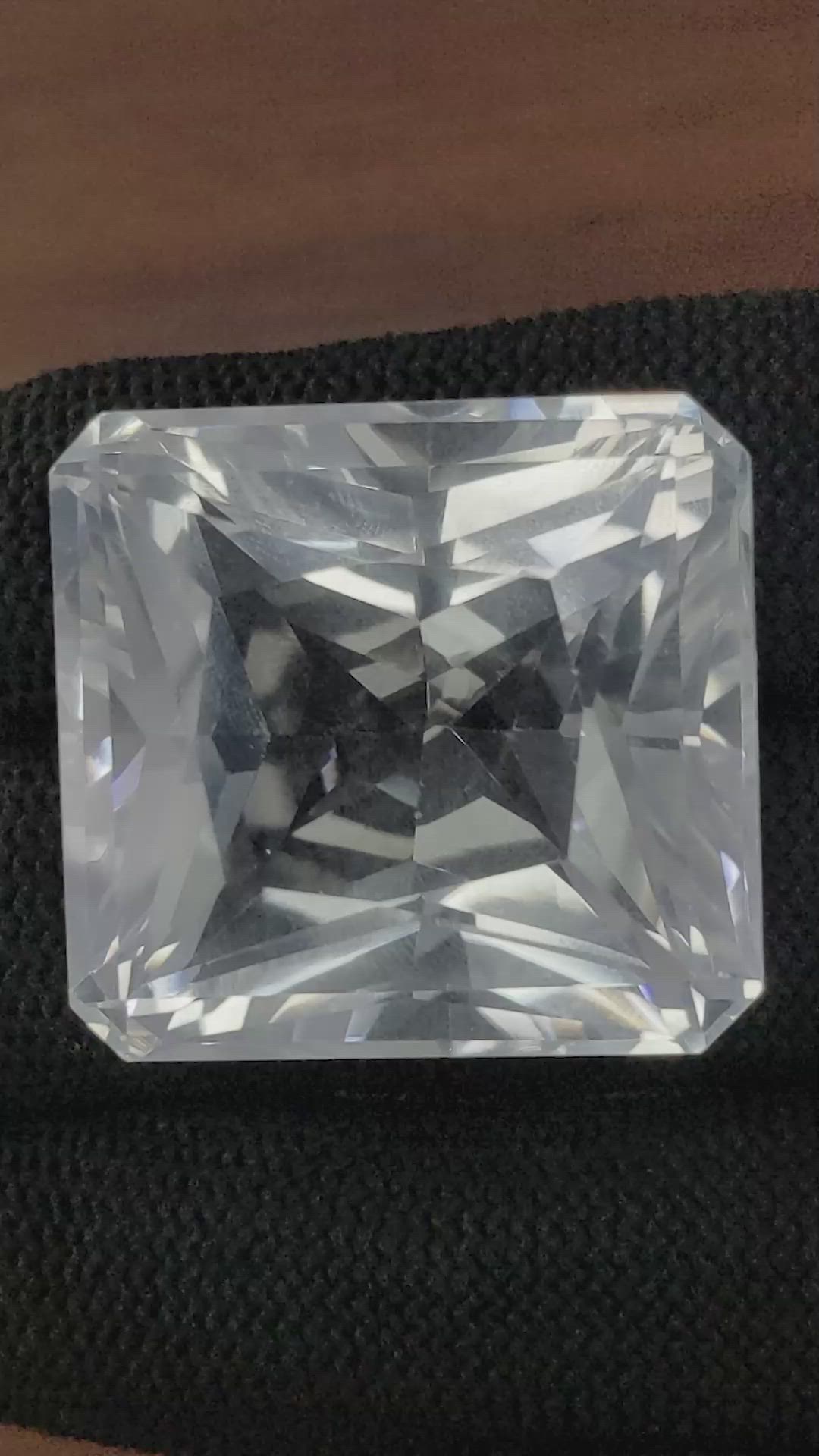 111.72 Ct. White Quartz Size Video