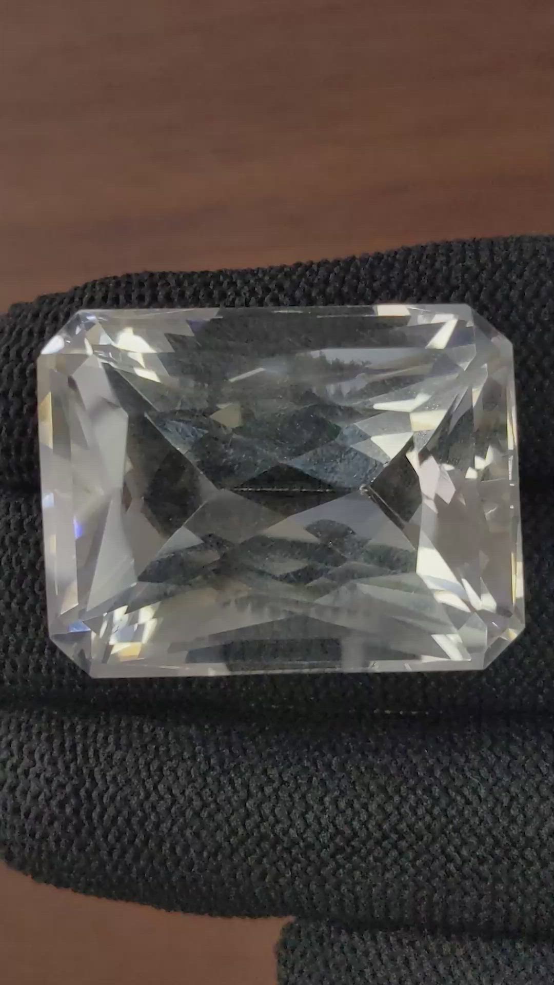 120.09 Ct. White Quartz Size Video