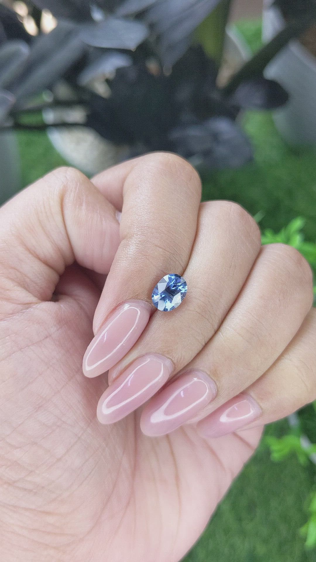 1.60 Ct. Blue Spinel from Madagascar Size Video