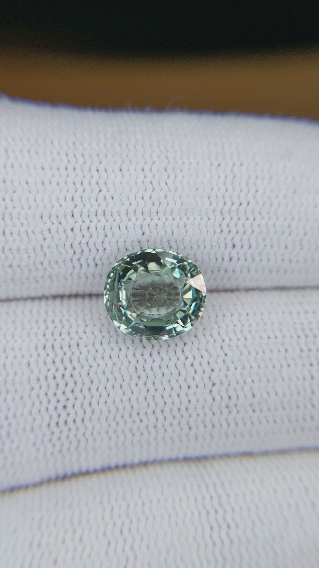 3.13 Ct. Bluish Green Tourmaline from Africa Size Video