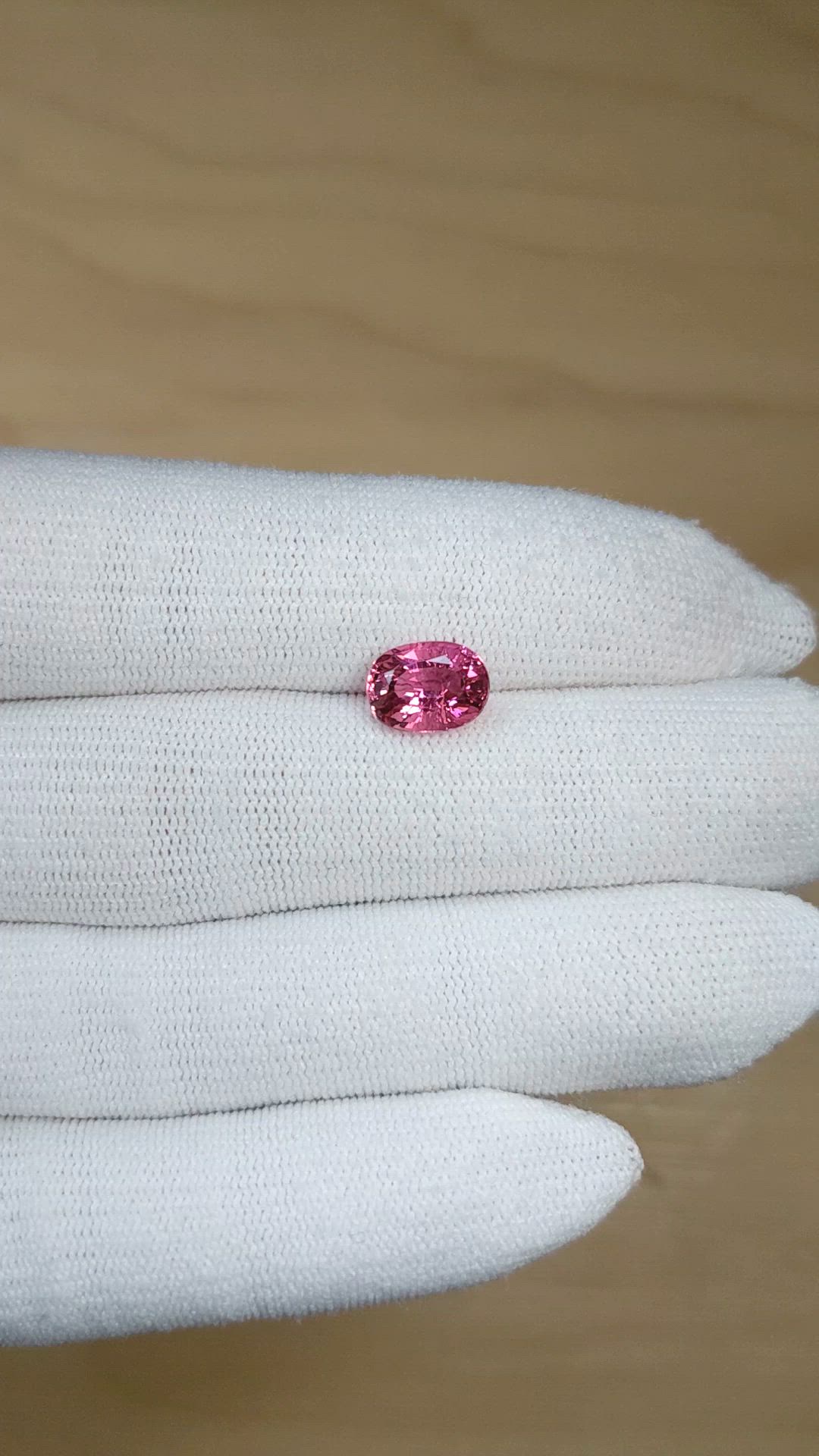 2.38 Ct. Pink Tourmaline from Africa Size Video