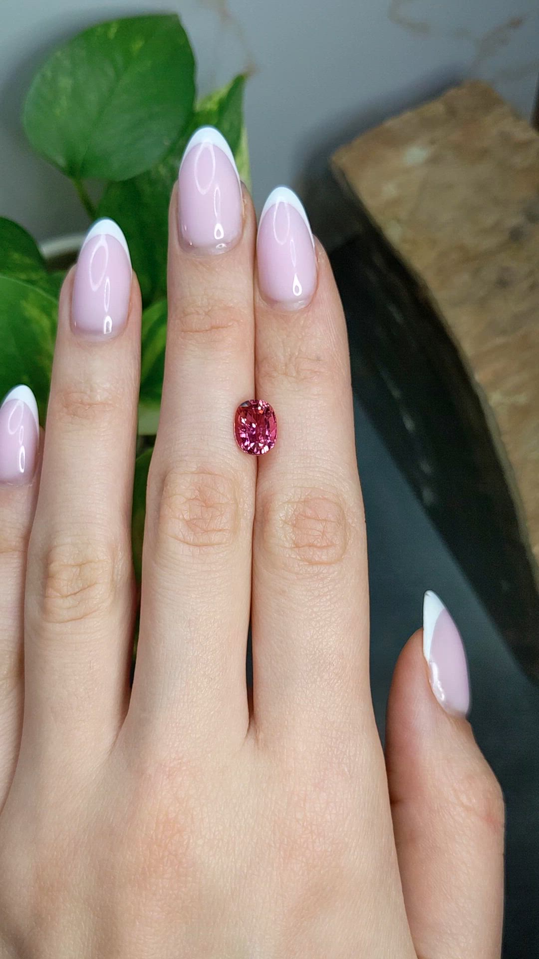 2.38 Ct. Pink Tourmaline from Africa Size Video