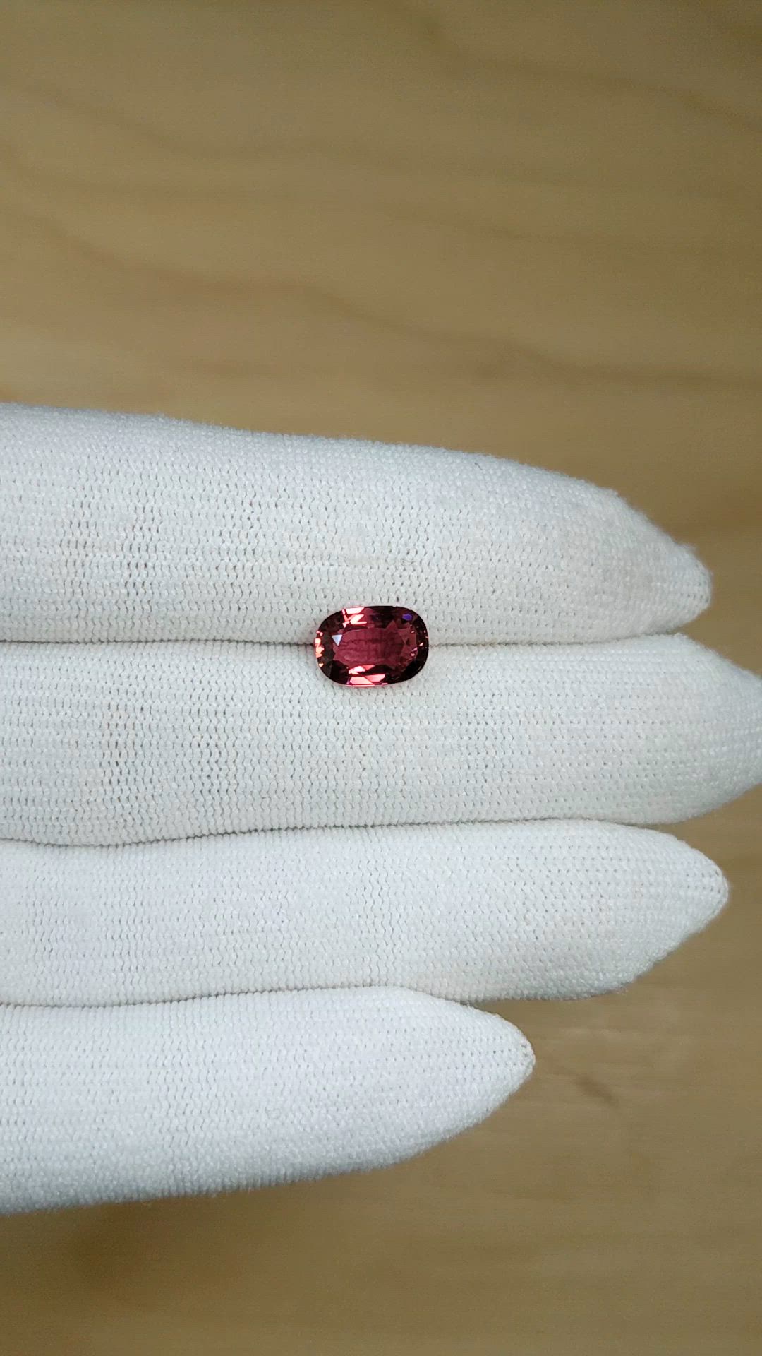 2.61 Ct. Pinkish Brown Tourmaline from Africa Size Video