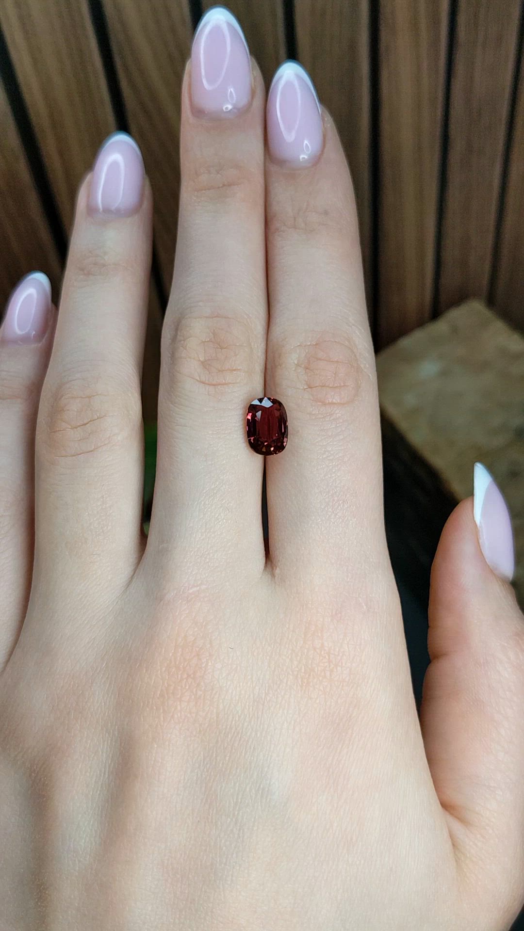 2.61 Ct. Pinkish Brown Tourmaline from Africa Size Video