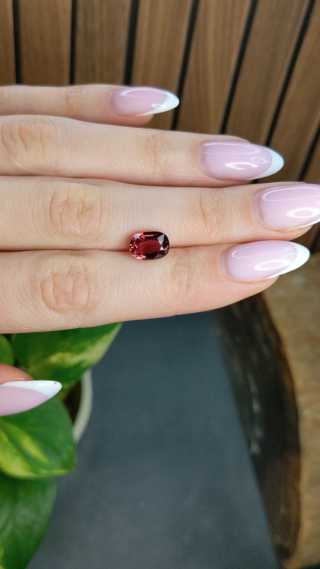 2.61 Ct. Pinkish Brown Tourmaline from Africa Size Video