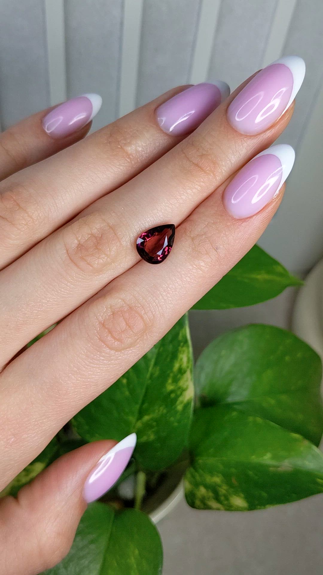 2.55 Ct. Purplish Pink Tourmaline from Africa Size Video