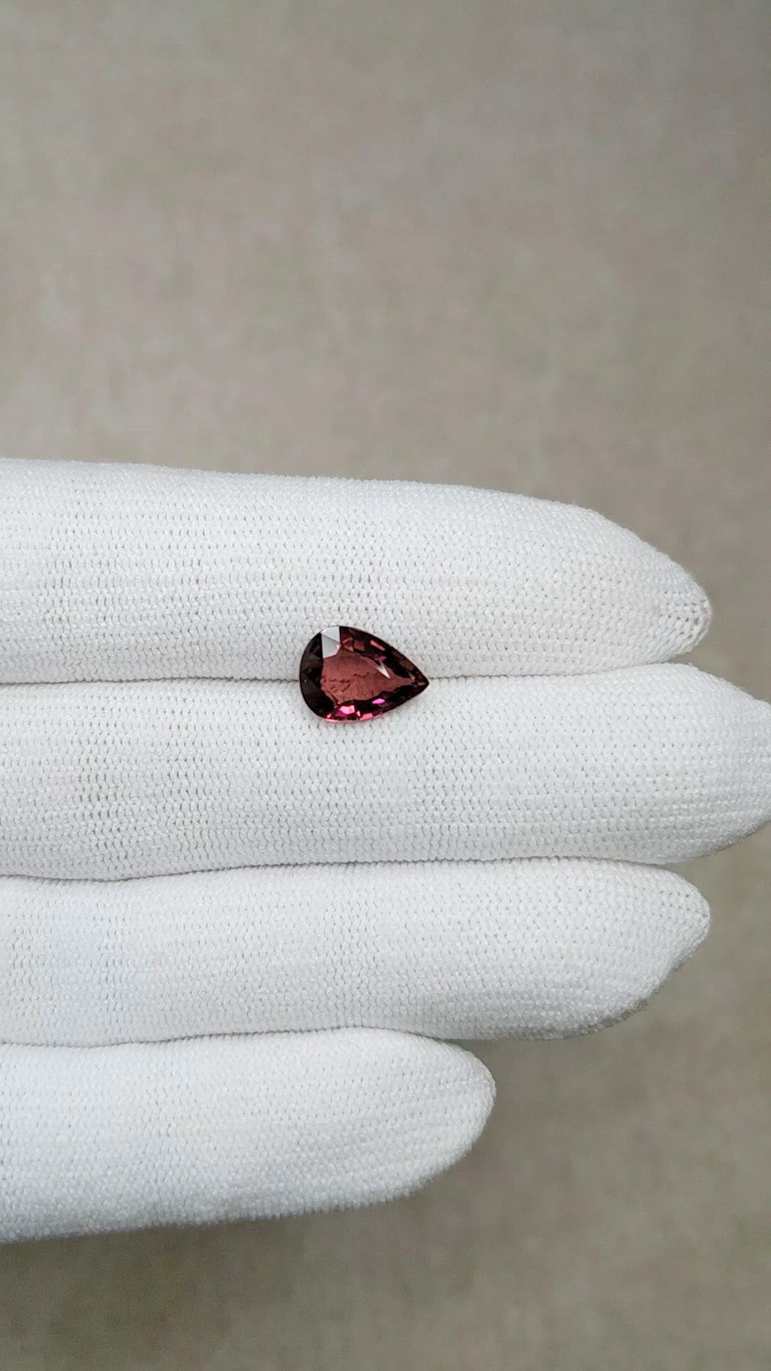 2.55 Ct. Purplish Pink Tourmaline from Africa Size Video