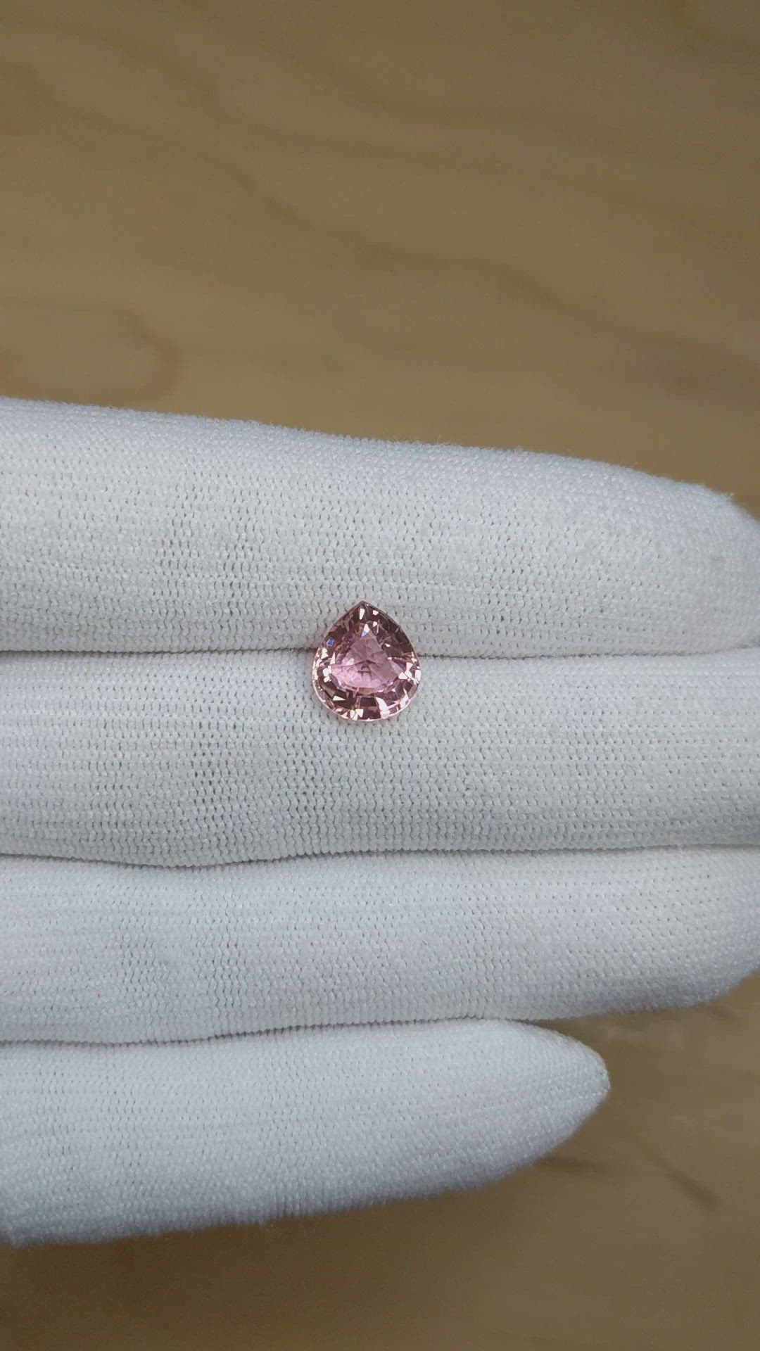2.71 Ct. Pink Tourmaline from Africa Size Video
