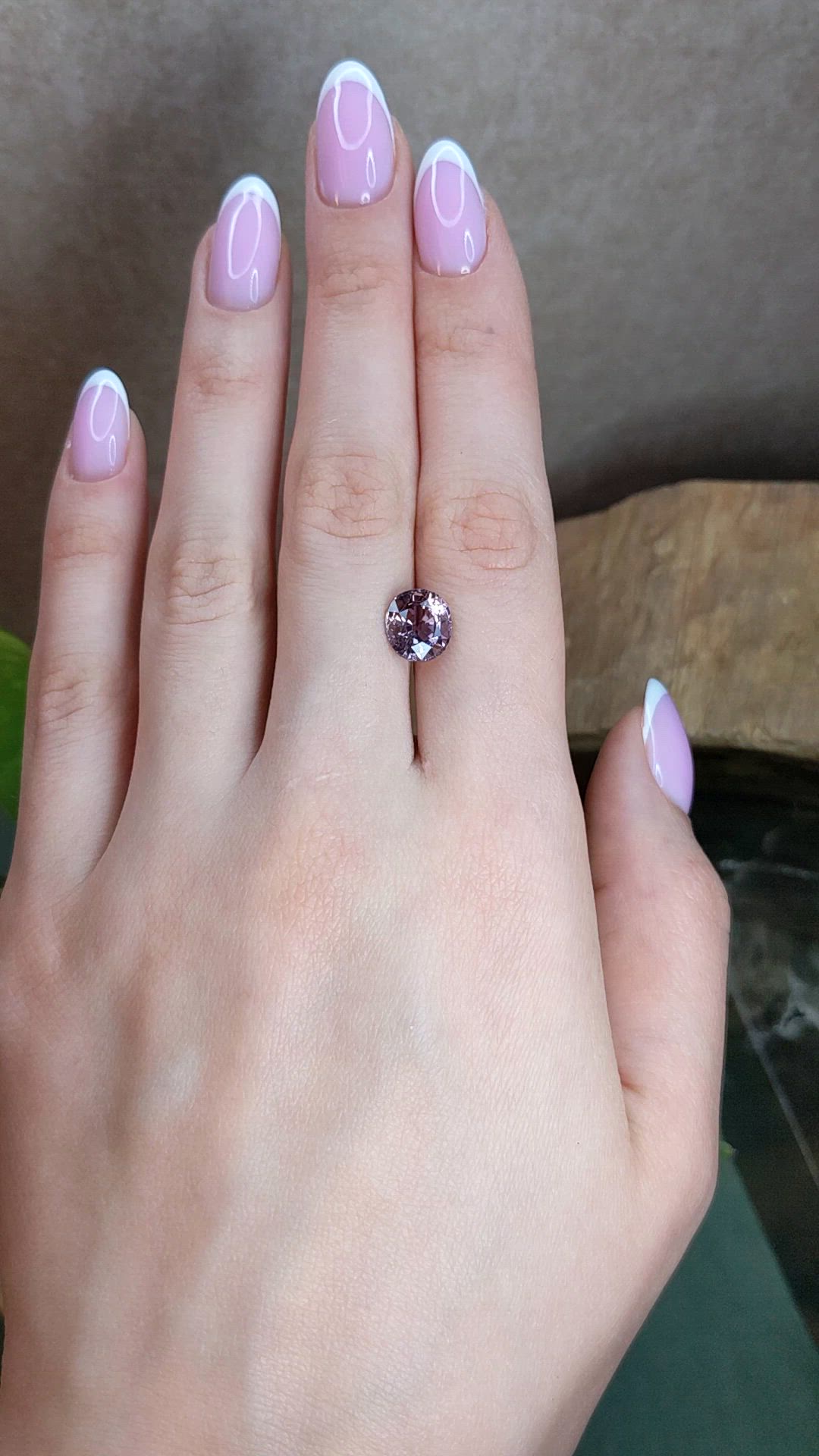 3.16 Ct. Purple Tourmaline from Africa Size Video