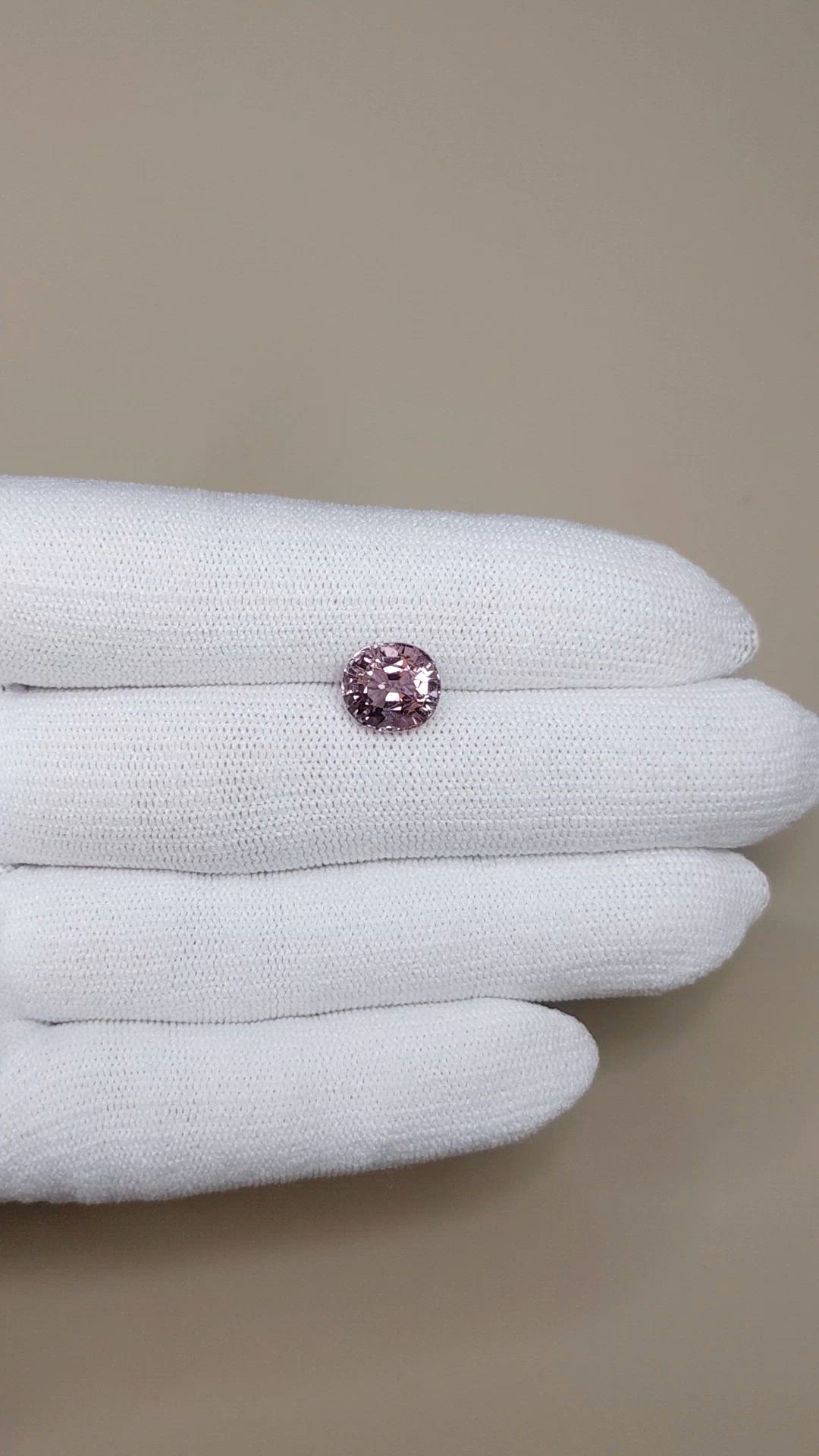 3.16 Ct. Purple Tourmaline from Africa Size Video