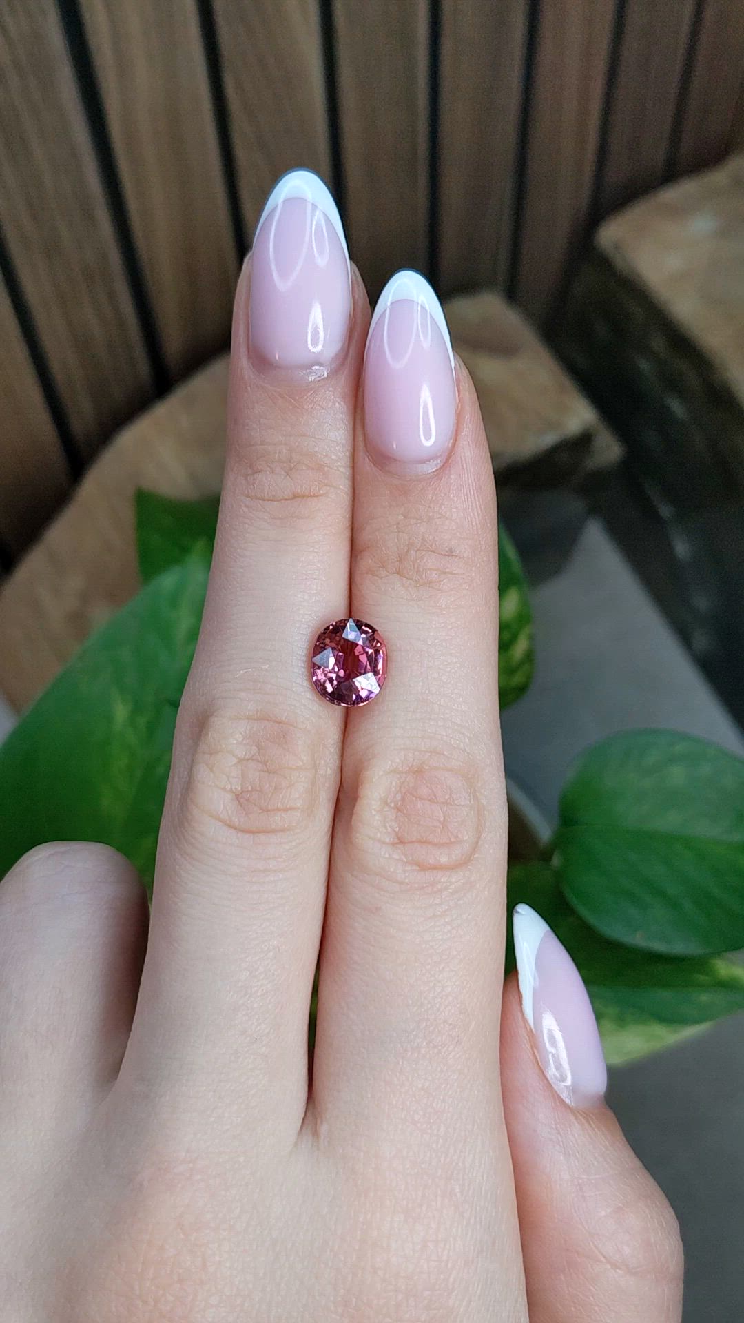 2.77 Ct. Purplish Pink Tourmaline from Africa Size Video