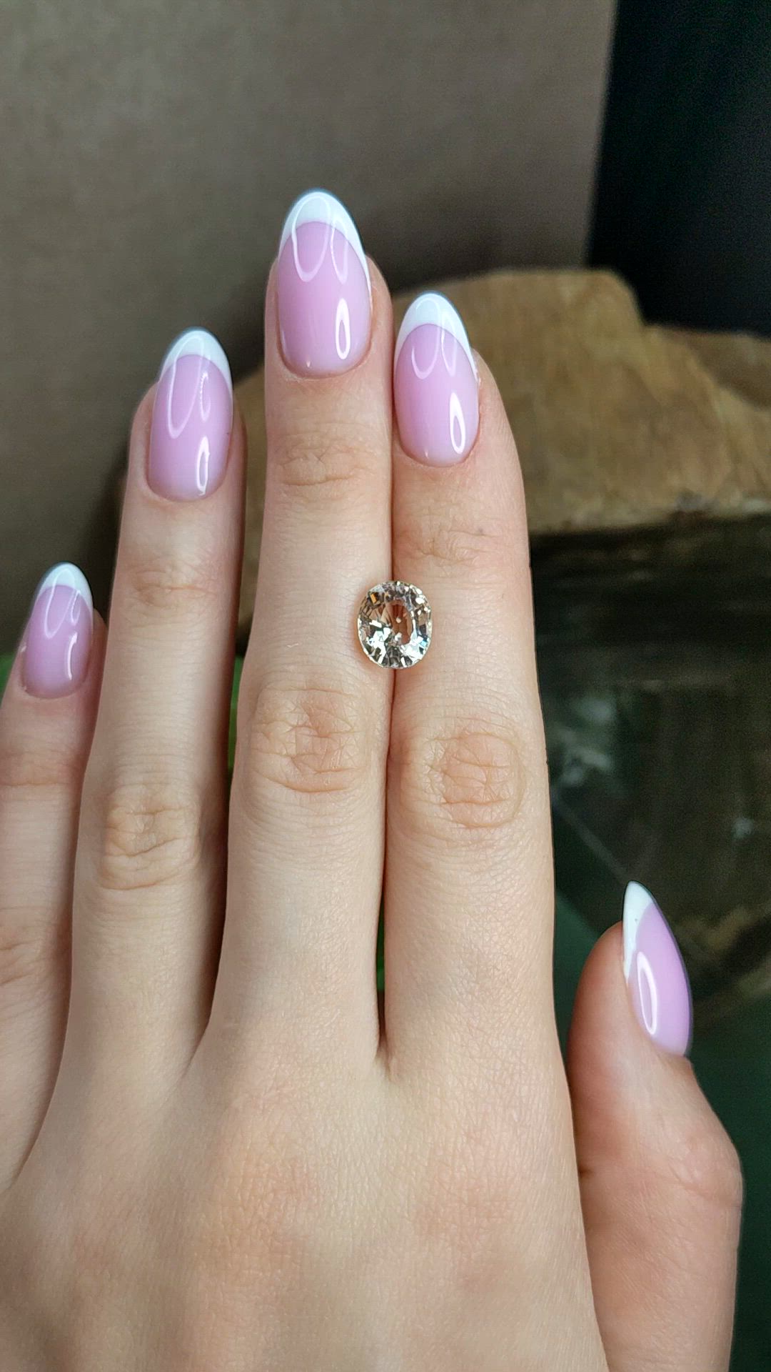 3.44 Ct. Peach Tourmaline from Africa Size Video