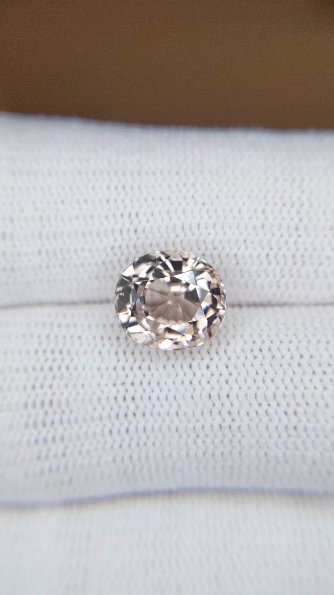 4.57 Ct. Pink Tourmaline from Africa Size Video
