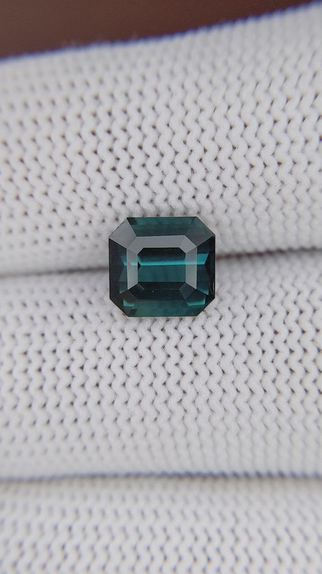 2.76 Ct. Greenish Blue Tourmaline from Madagascar Size Video
