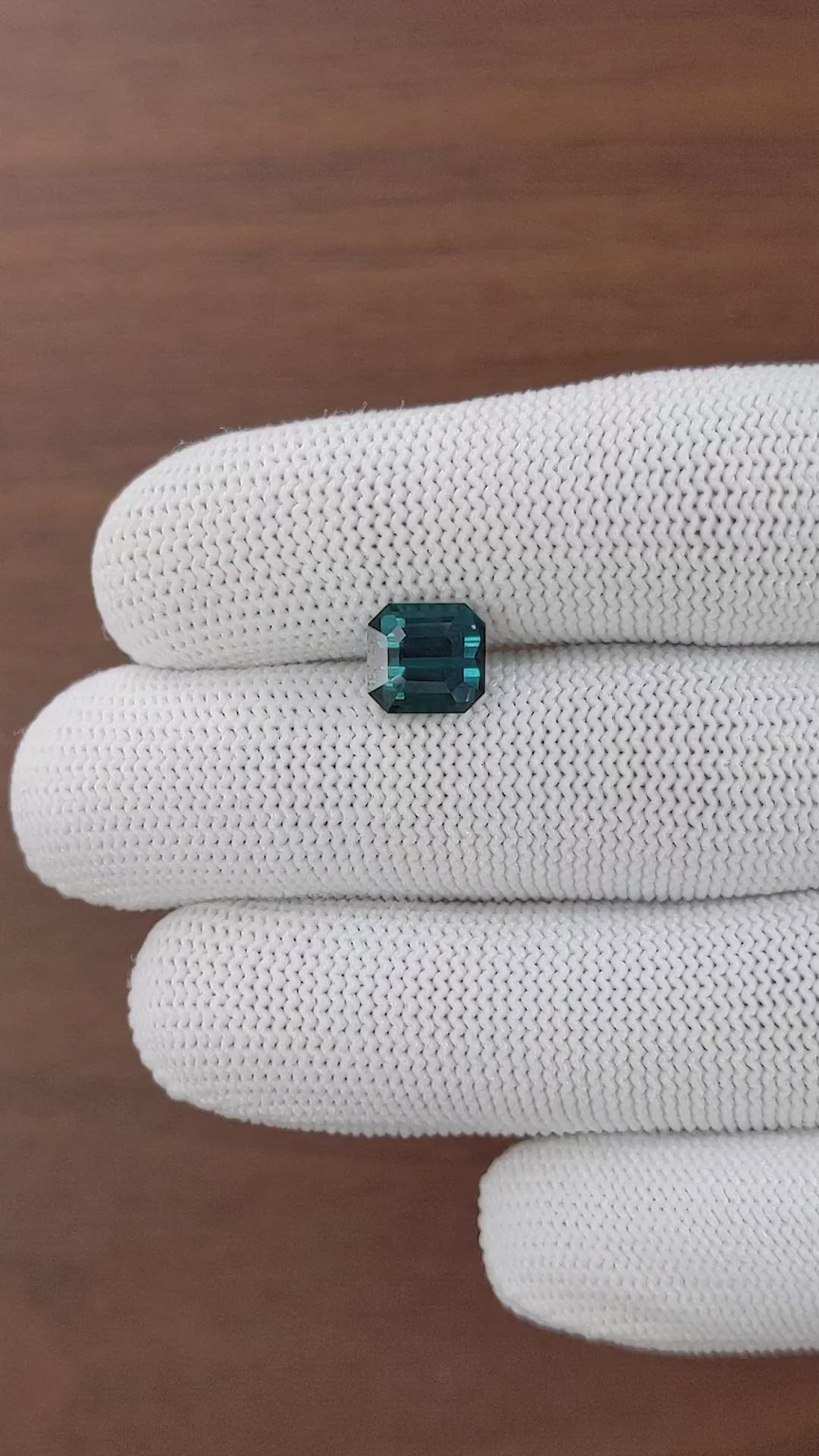 2.76 Ct. Greenish Blue Tourmaline from Madagascar Size Video