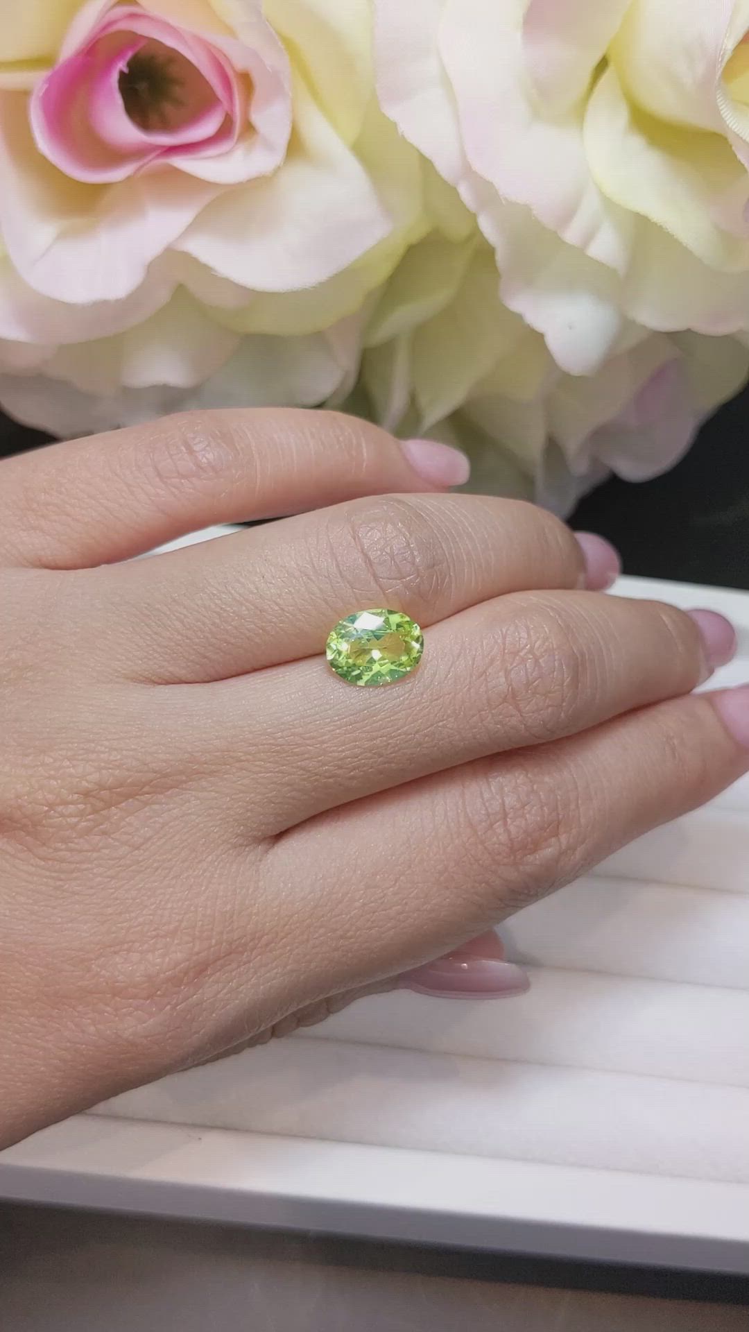 2.37 Ct. Chrysoberyl from Ceylon (Sri Lanka) Size Video