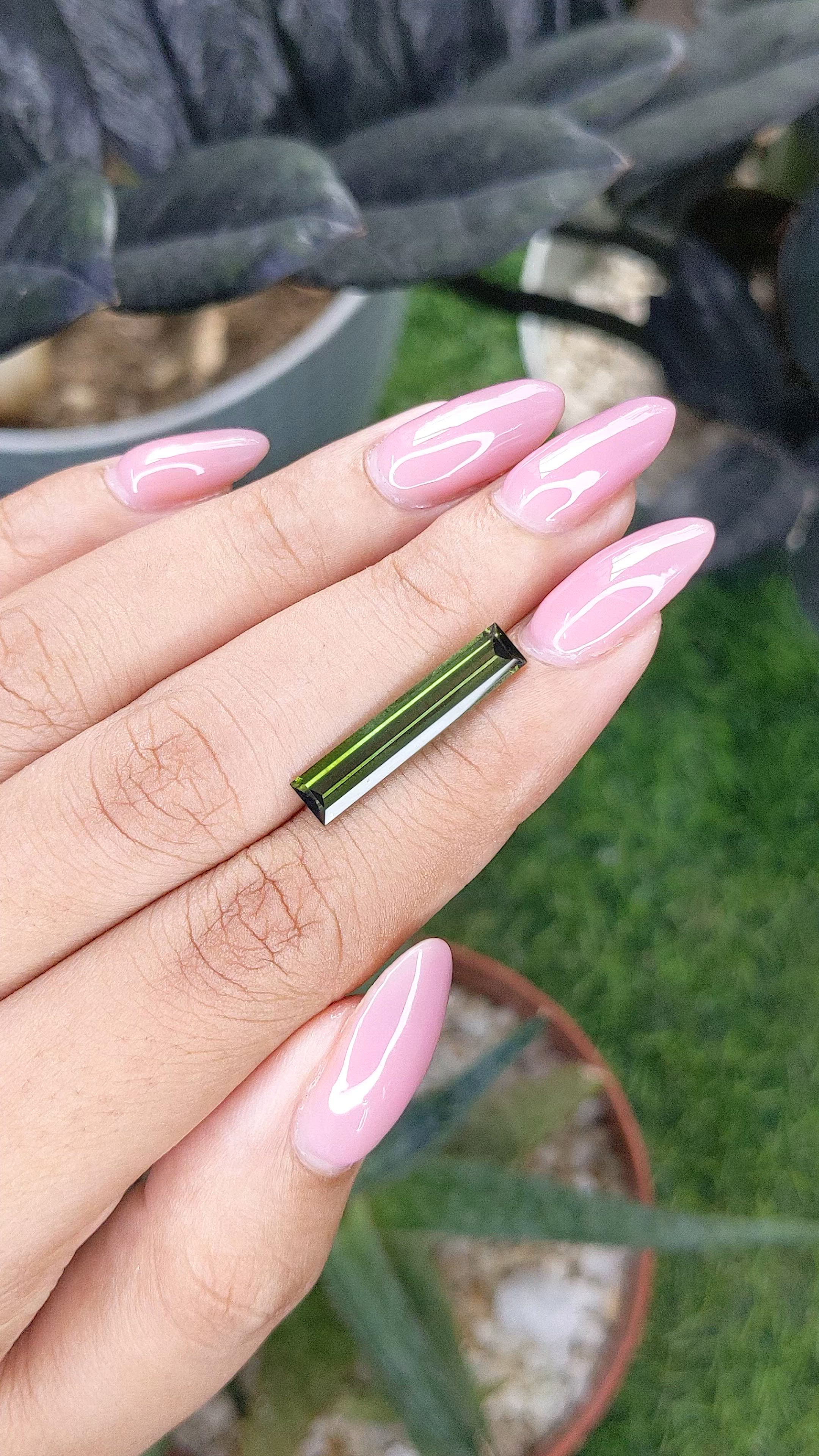 3.17 Ct. Green Tourmaline from Tanzania Size Video