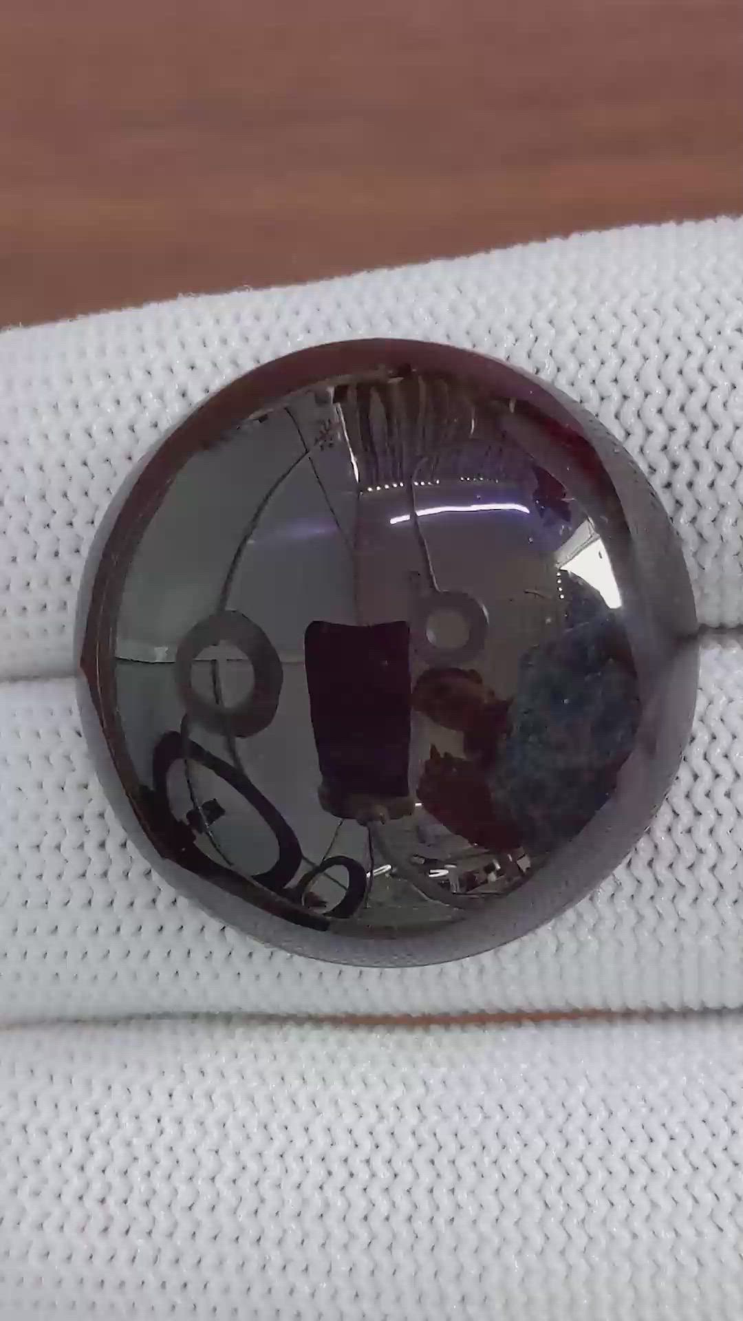 116.95 Ct. Purplish Red Star Garnet from Ceylon (Sri Lanka) Size Video