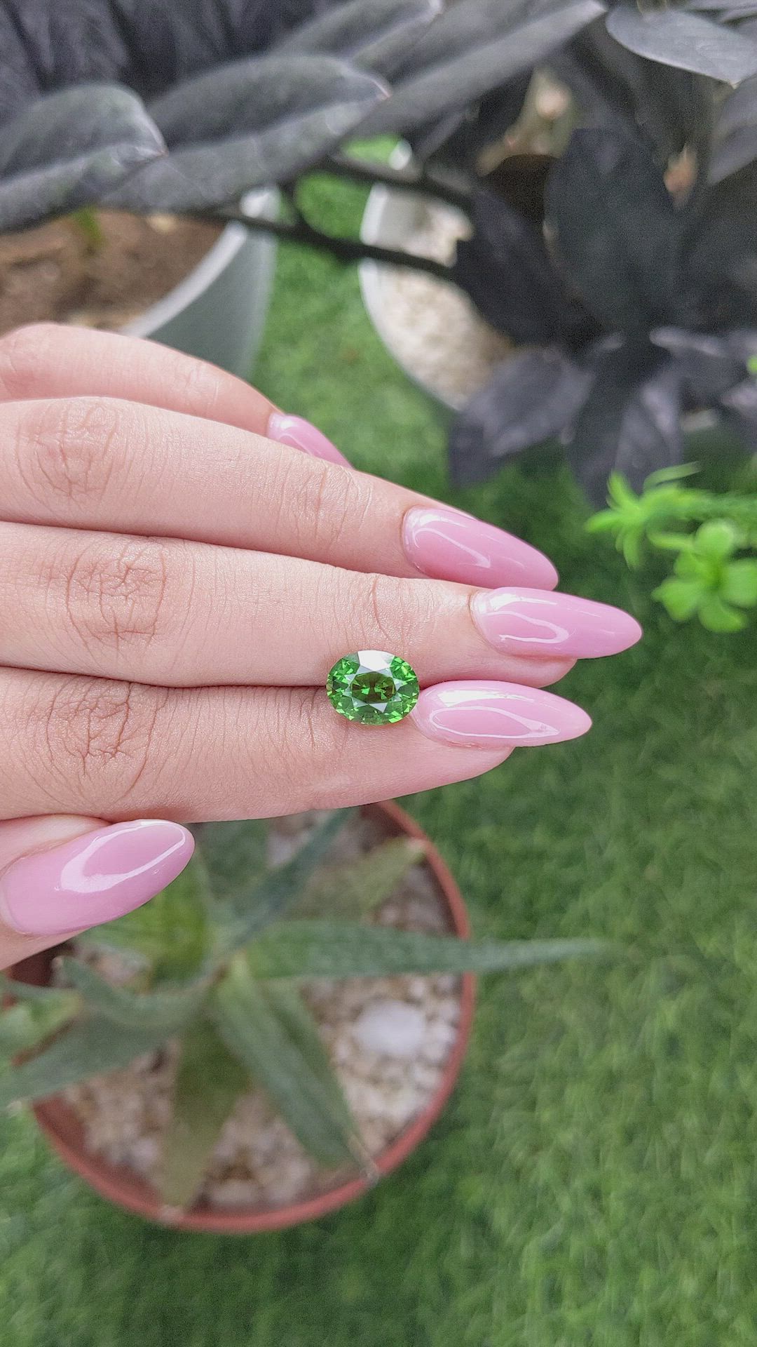2.54 Ct. Green Tourmaline from Tanzania Size Video