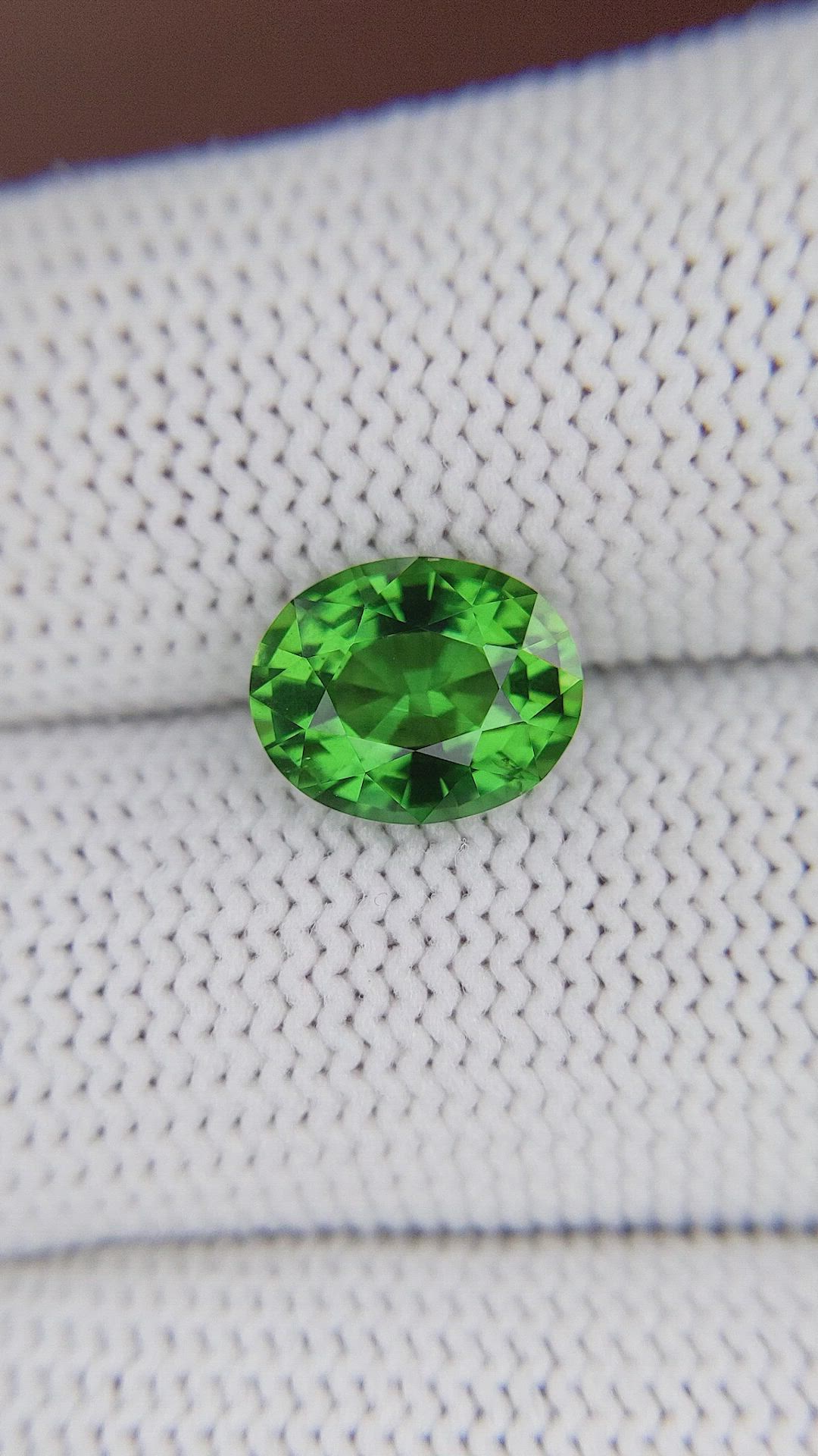 2.54 Ct. Green Tourmaline from Tanzania Size Video