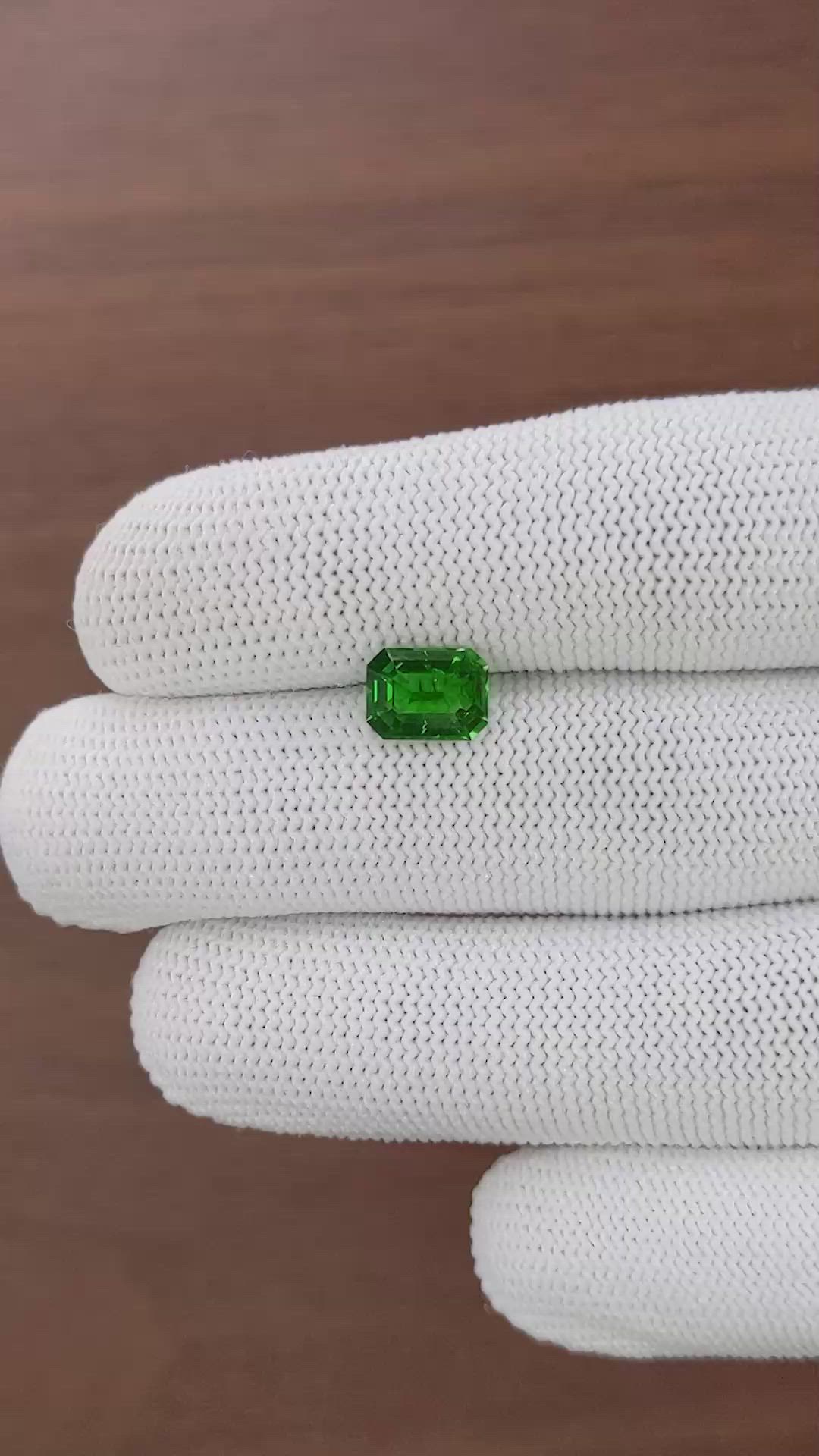 2.03 Ct. Green Tourmaline from Tanzania Size Video