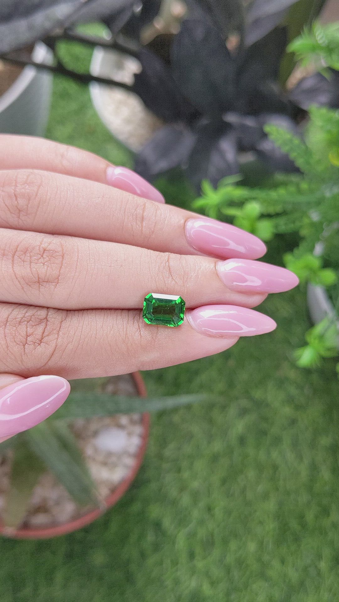 2.03 Ct. Green Tourmaline from Tanzania Size Video