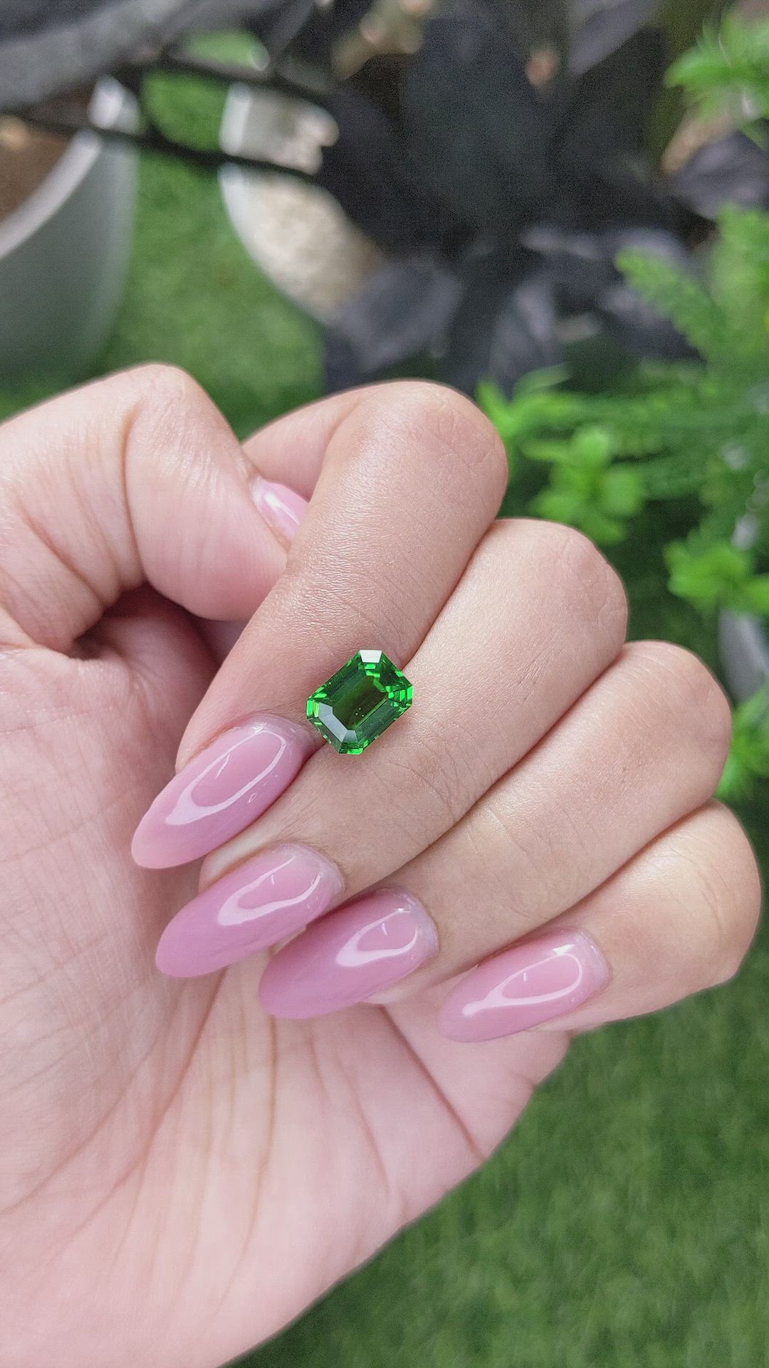 2.03 Ct. Green Tourmaline from Tanzania Size Video