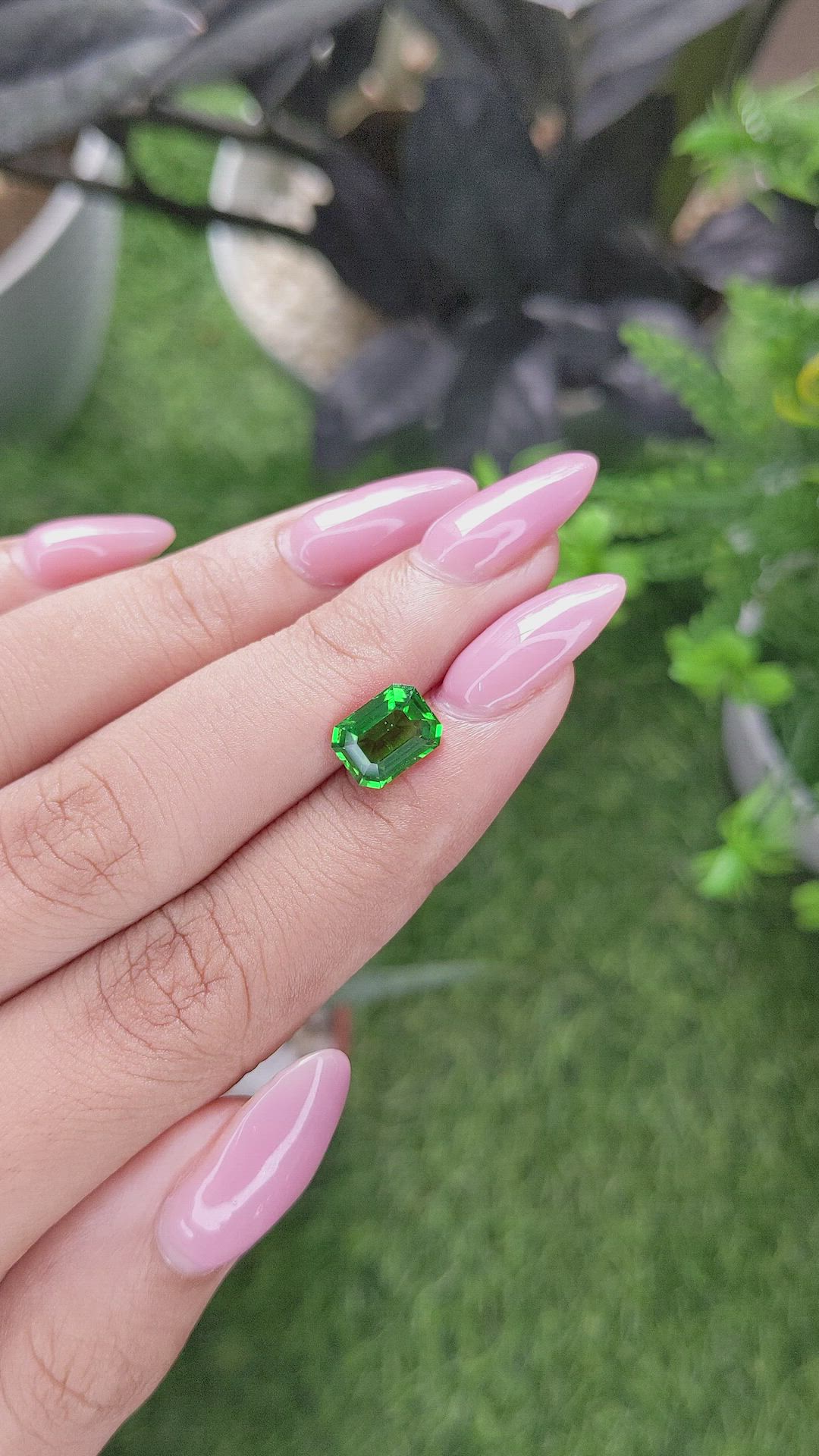2.03 Ct. Green Tourmaline from Tanzania Size Video