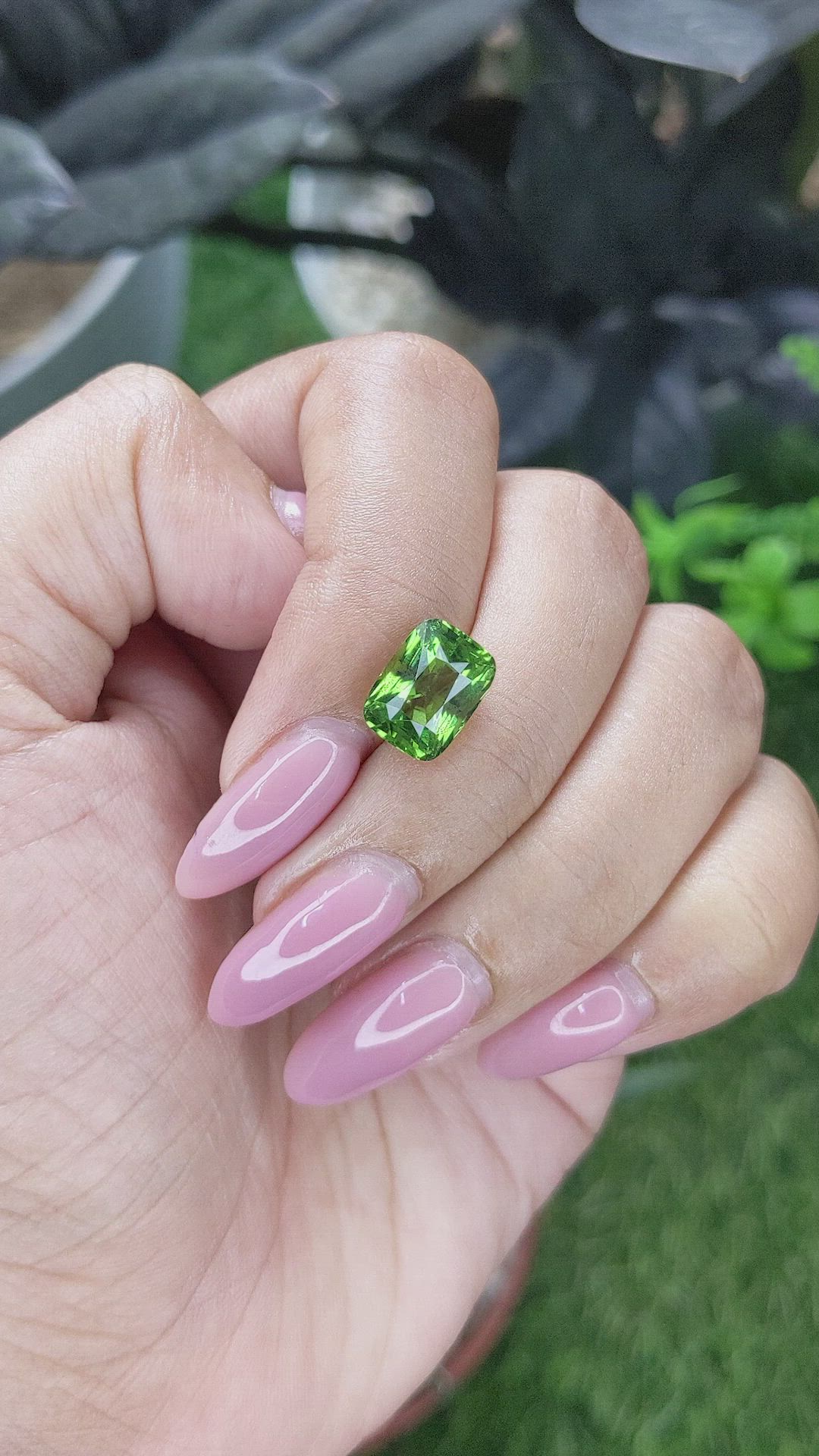 3.52 Ct. Green Tourmaline from Tanzania Size Video