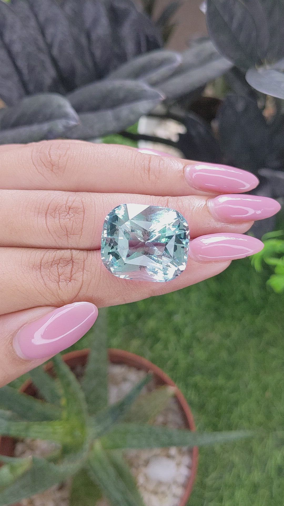 48.68 Ct. Blue Topaz Size Video