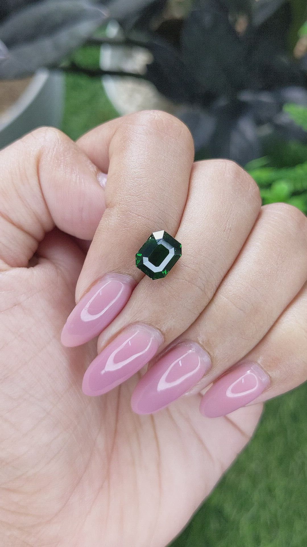 3.03 Ct. Tsavorite Garnet from Tanzania Size Video