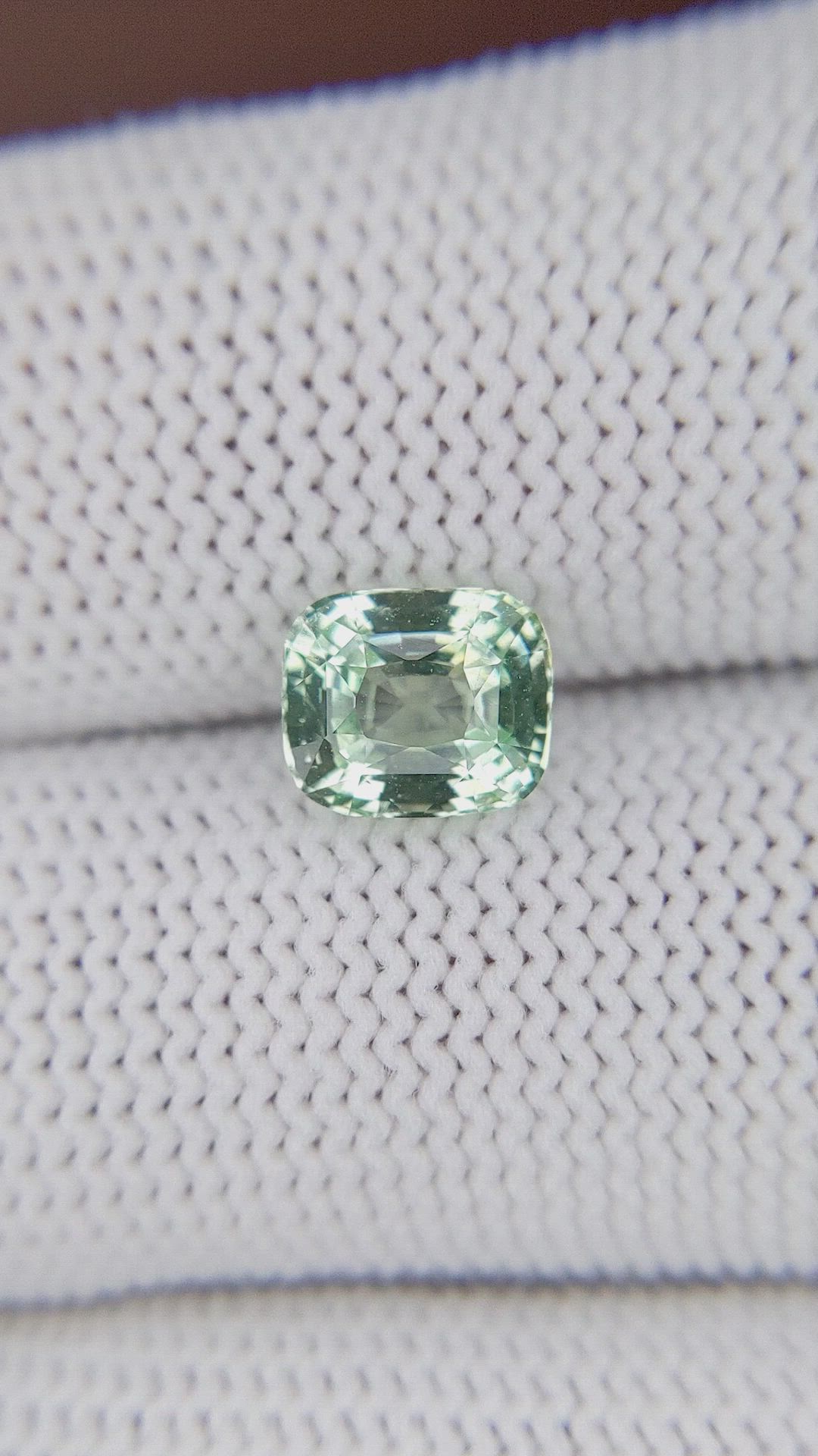 2.04 Ct. Yellowish Green Chrysoberyl from Tanzania Size Video