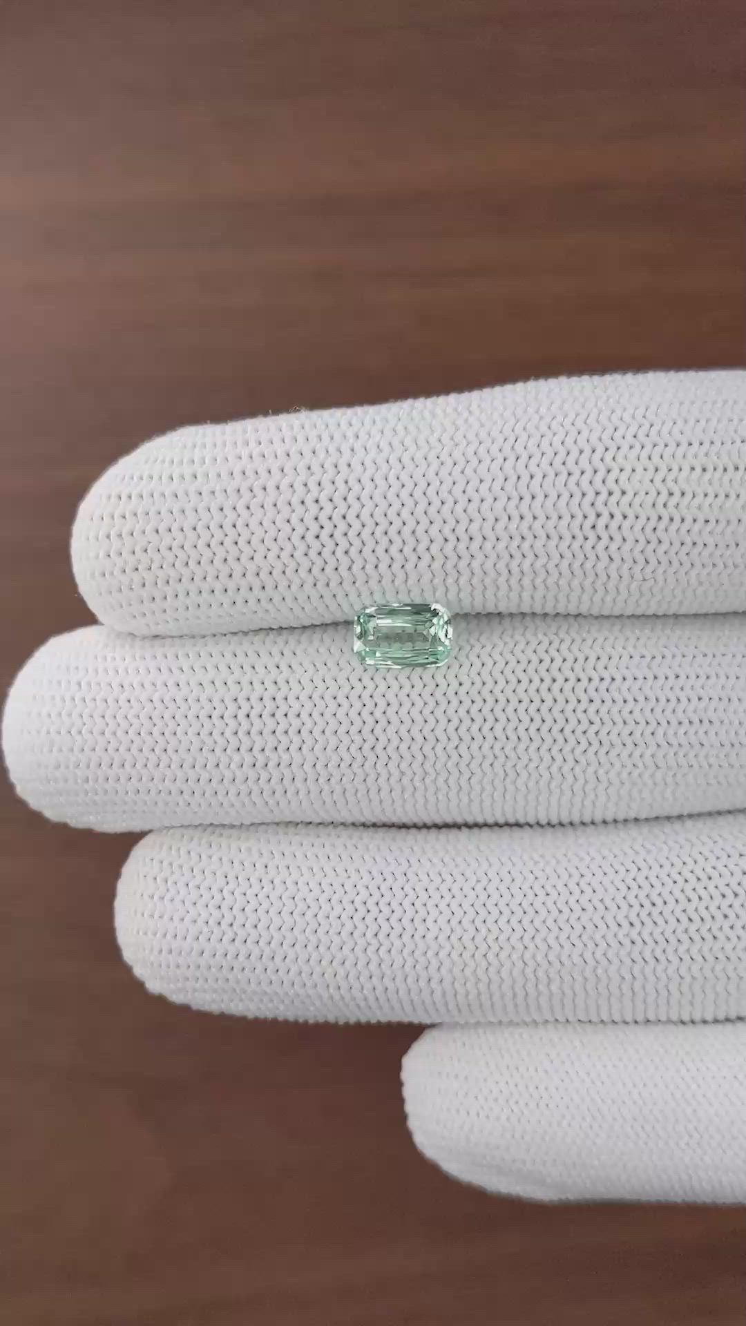 1.60 Ct. Green Chrysoberyl from Tanzania Size Video