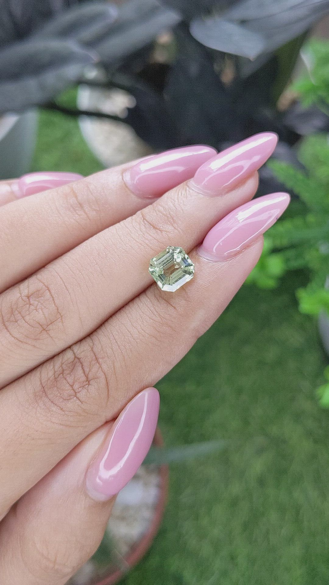 2.59 Ct. Yellowish Green Chrysoberyl from Tanzania Size Video