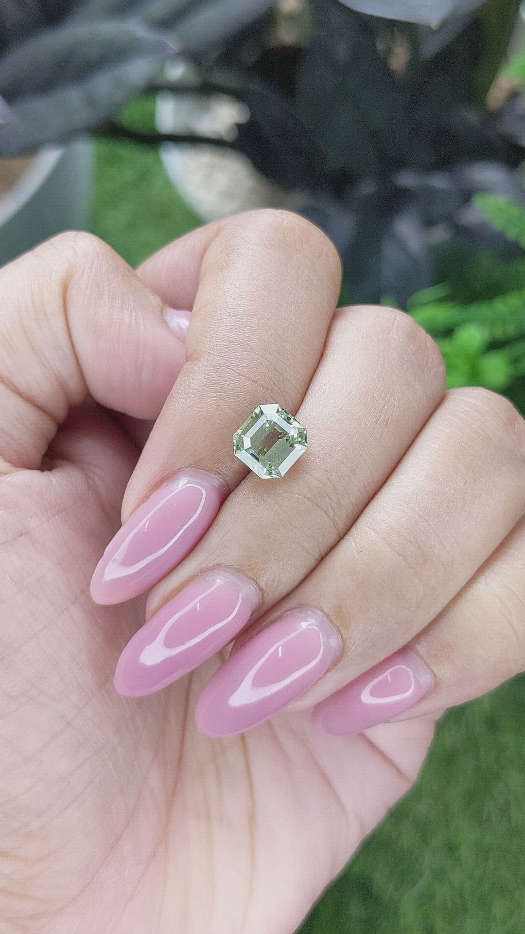 2.59 Ct. Yellowish Green Chrysoberyl from Tanzania Size Video