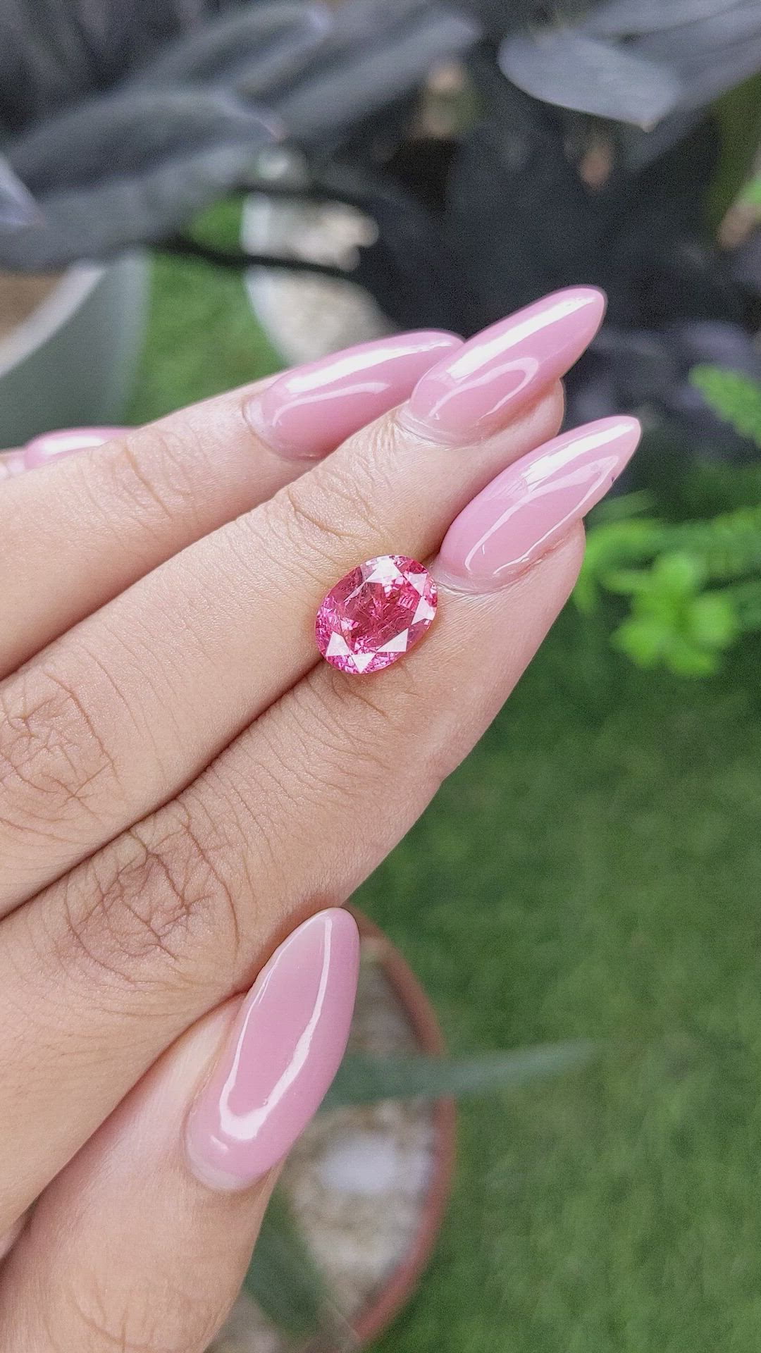 2.71 Ct. Pink Spinel from Tanzania Size Video