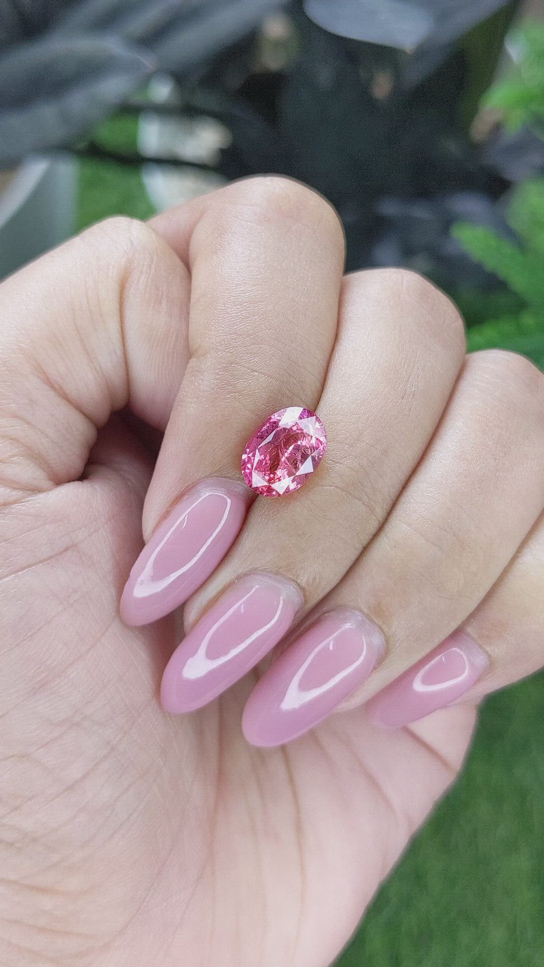 2.71 Ct. Pink Spinel from Tanzania Size Video