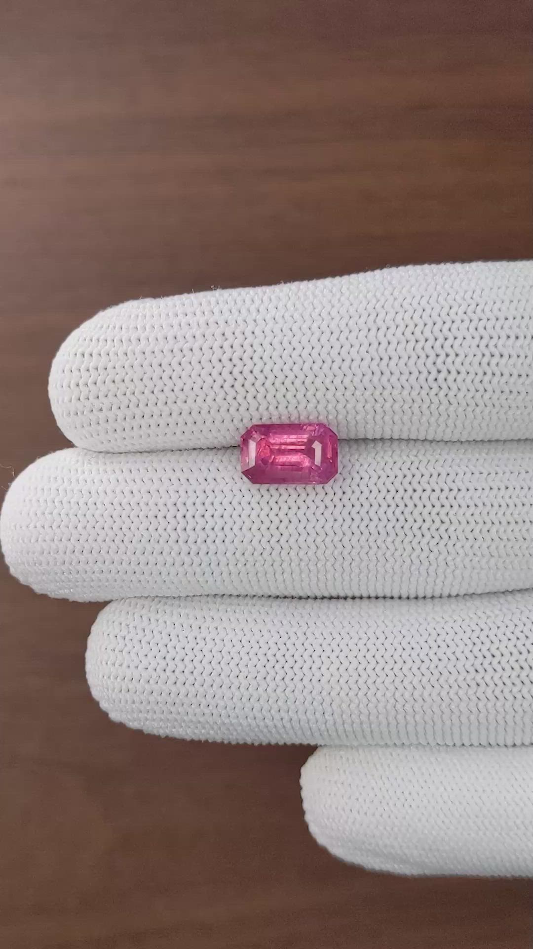 3.61 Ct. Pink Spinel from Tanzania Size Video