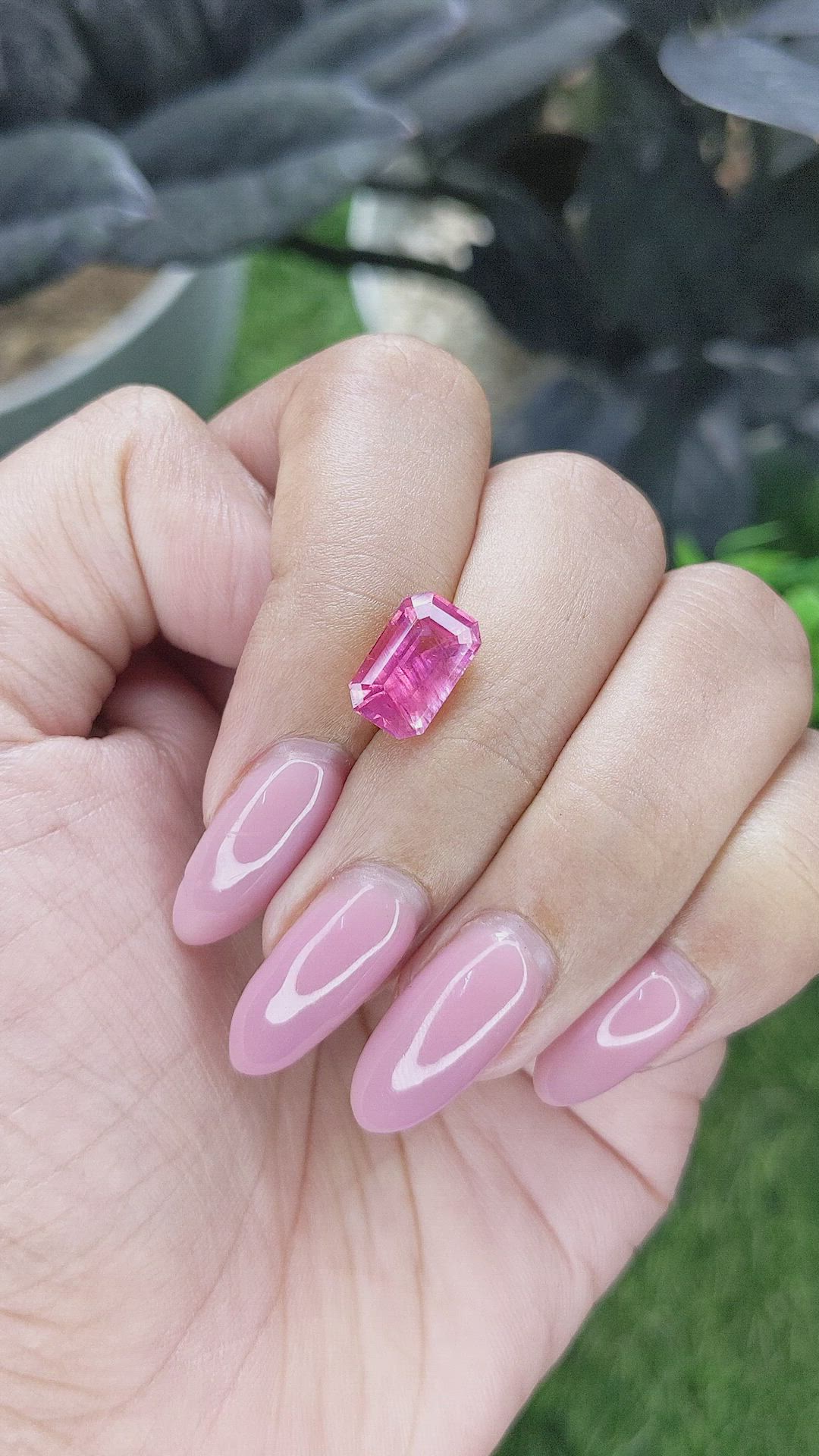 3.61 Ct. Pink Spinel from Tanzania Size Video