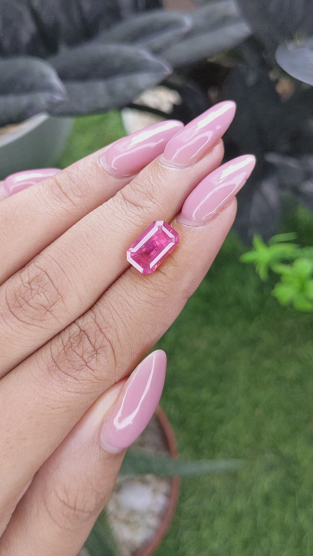 3.61 Ct. Pink Spinel from Tanzania Size Video