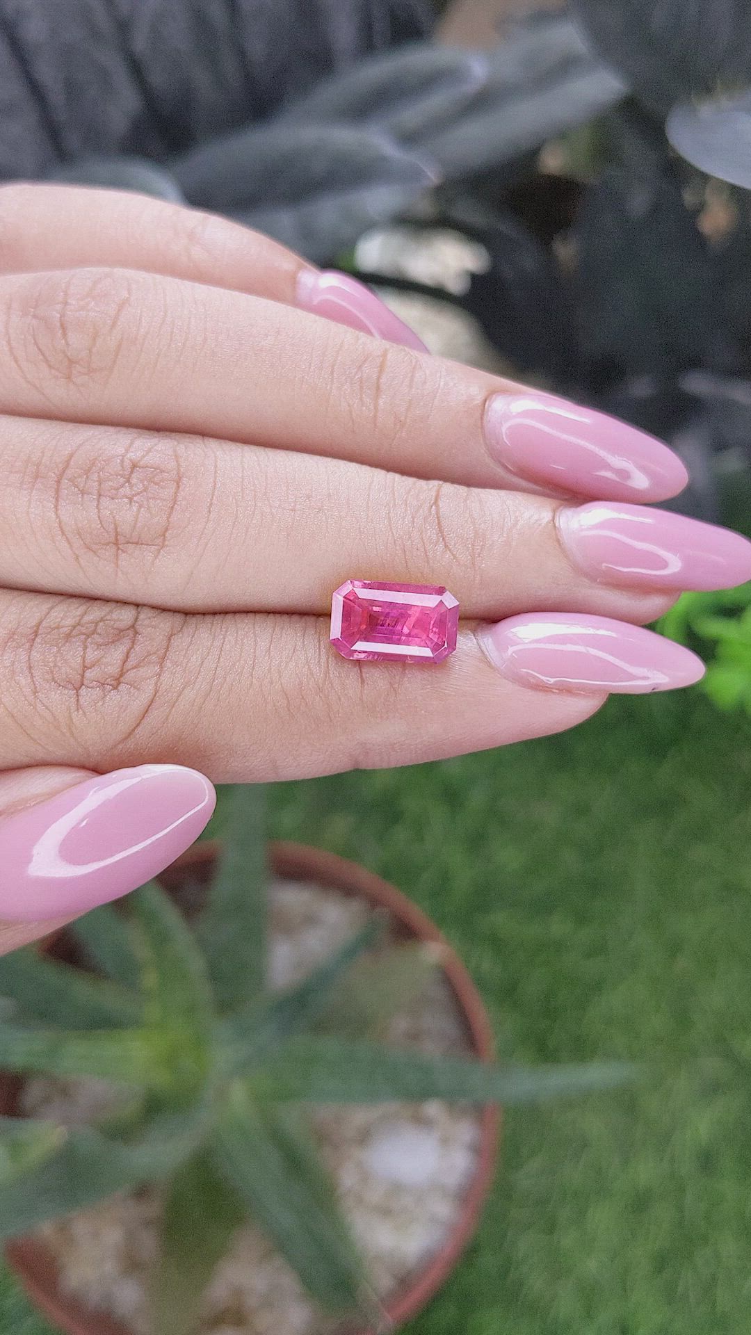 3.61 Ct. Pink Spinel from Tanzania Size Video