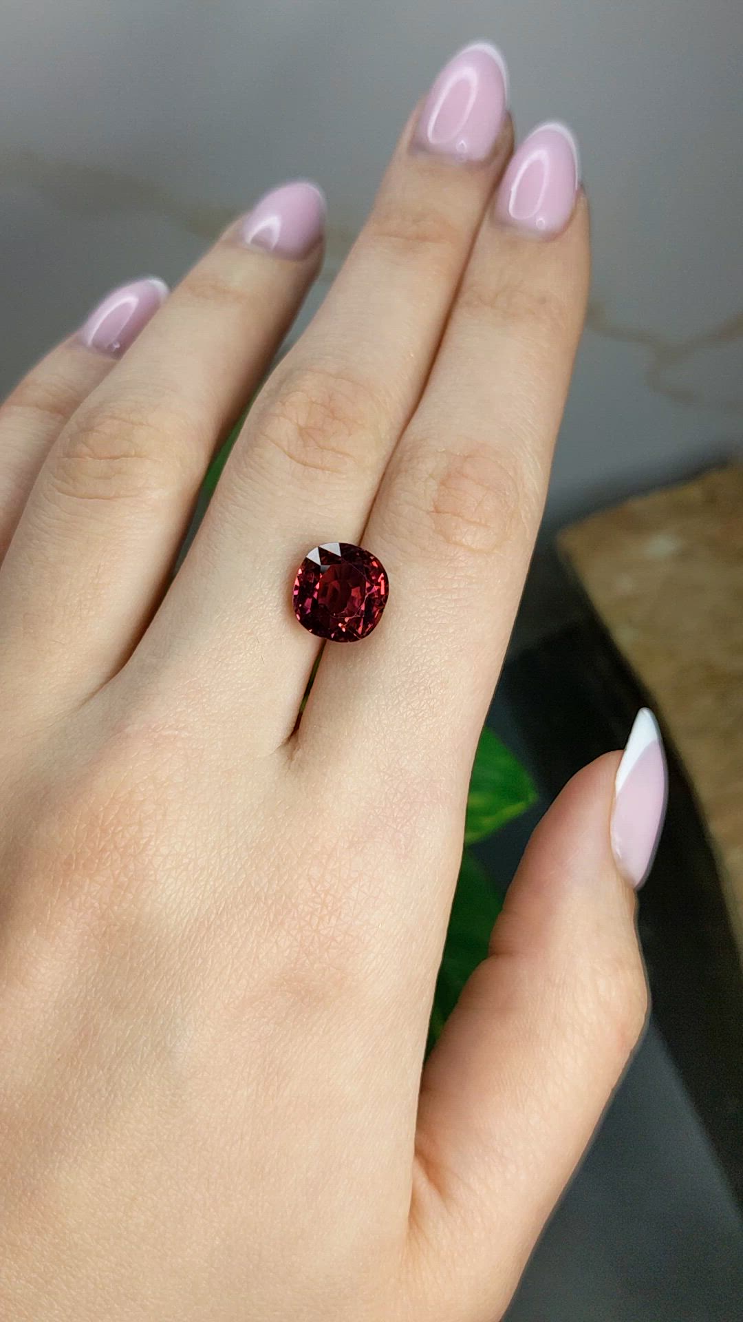6.59 Ct. Purplish Pink Tourmaline from Africa Size Video