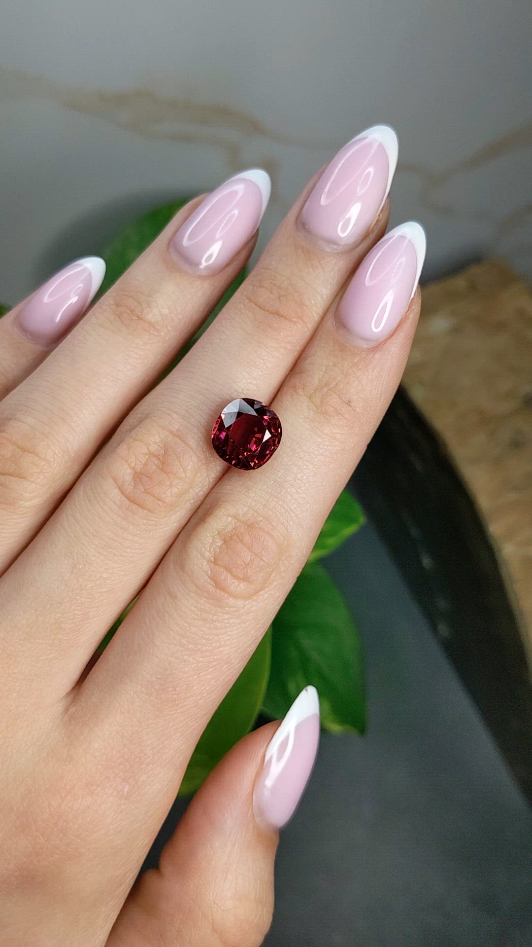 6.59 Ct. Purplish Pink Tourmaline from Africa Size Video