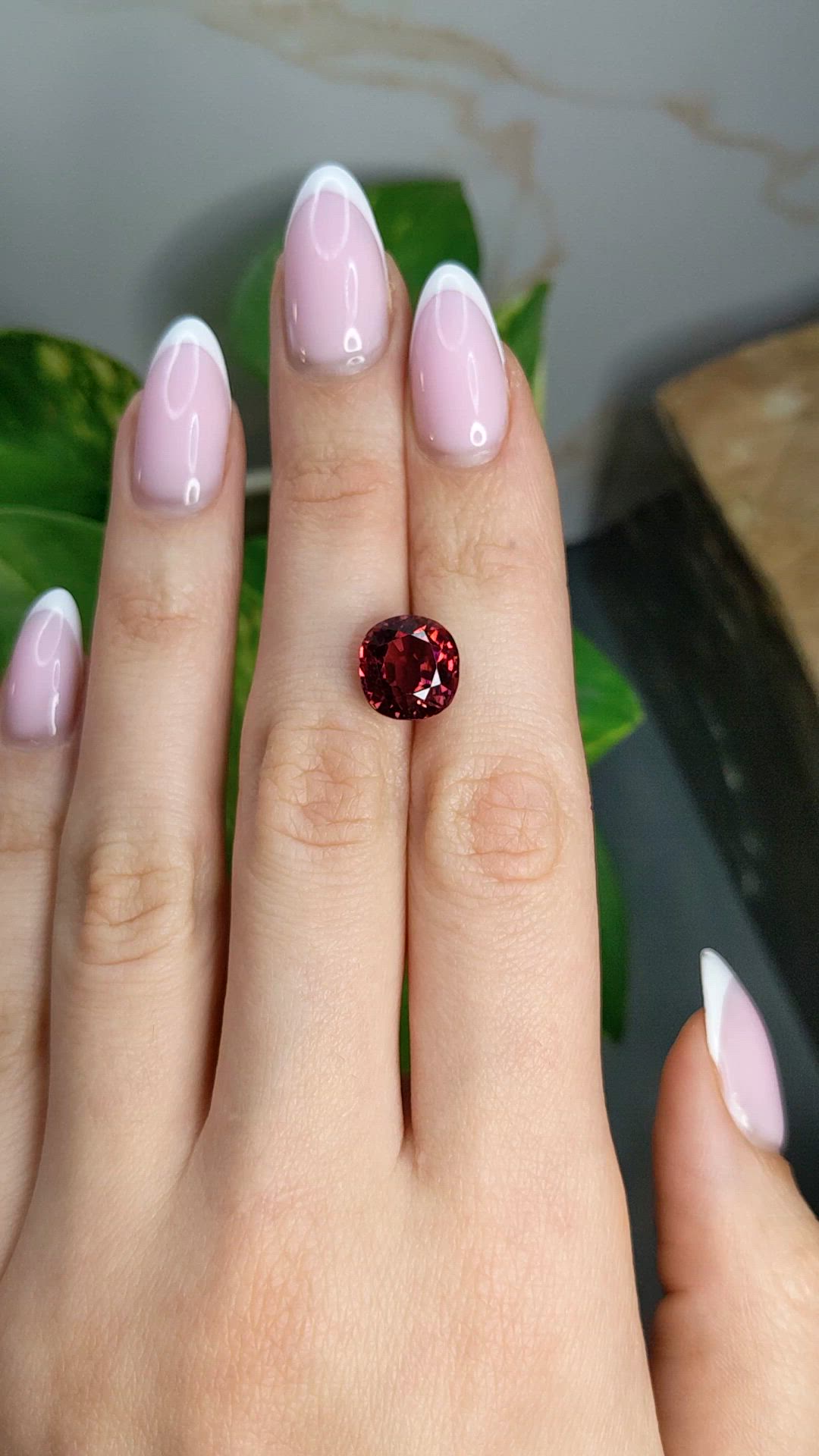 6.59 Ct. Purplish Pink Tourmaline from Africa Size Video