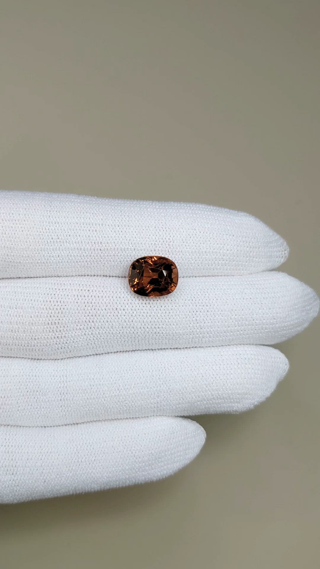 5.59 Ct. Brown Tourmaline from Africa Size Video