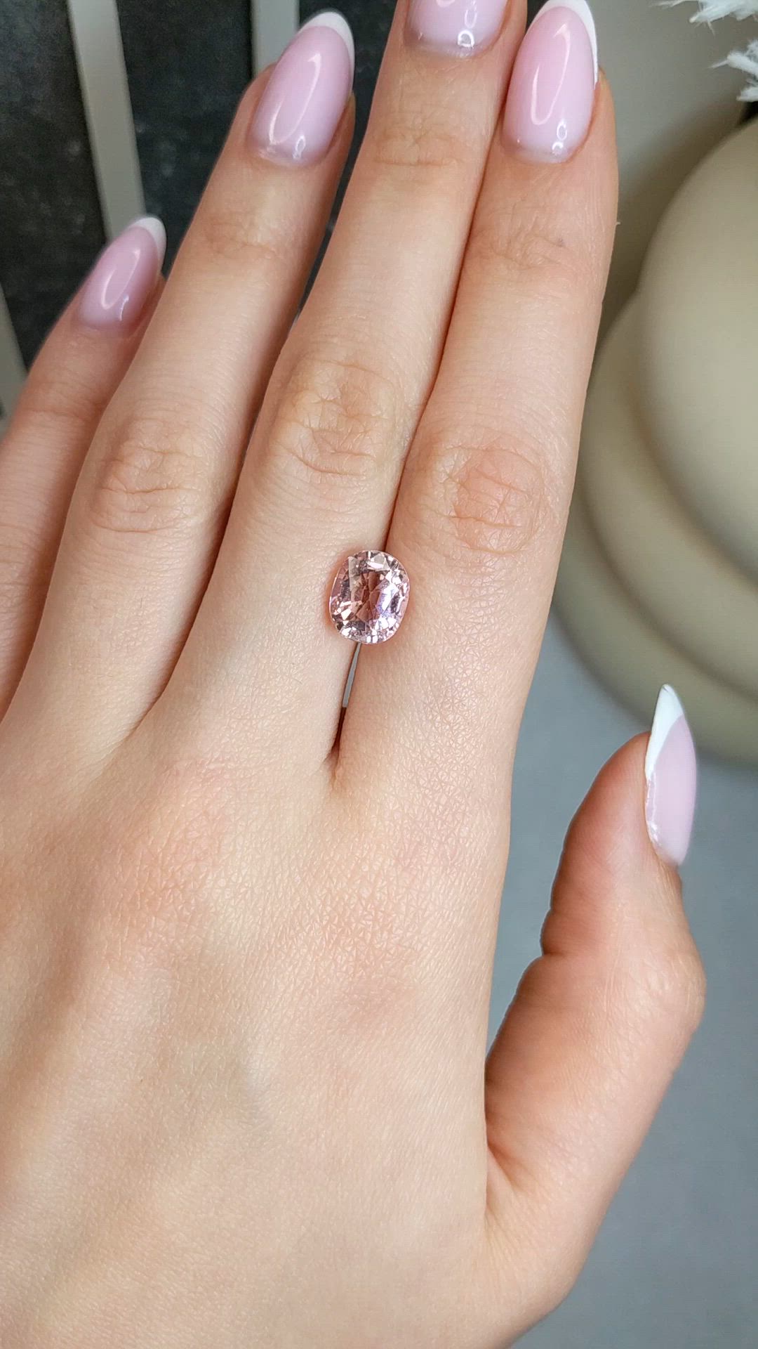 4.26 Ct. Pink Tourmaline from Africa Size Video