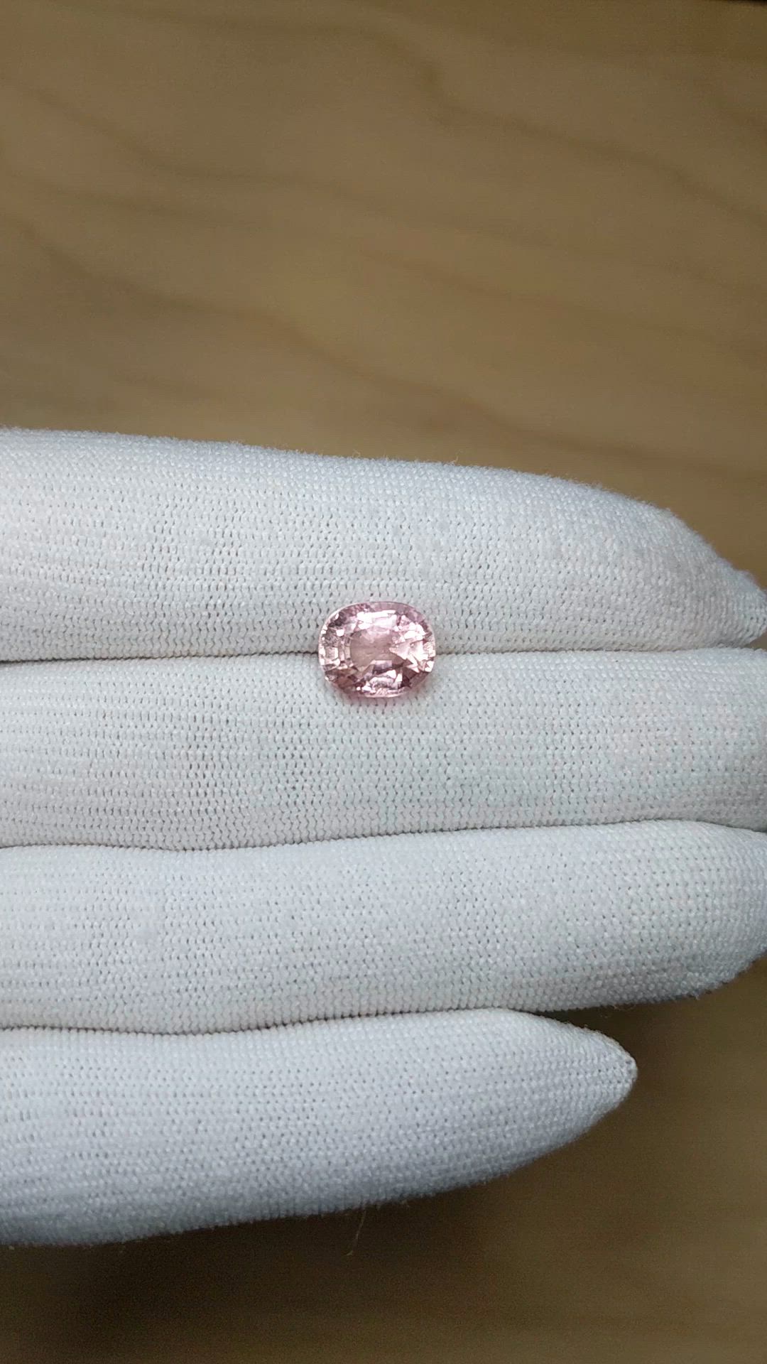 4.26 Ct. Pink Tourmaline from Africa Size Video