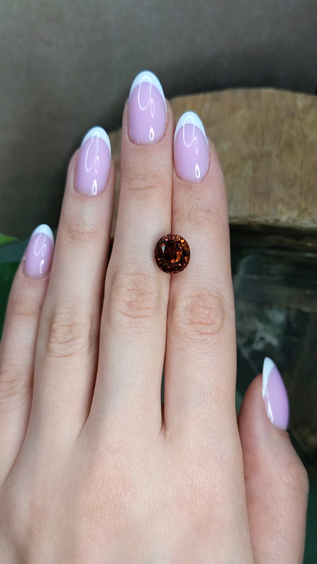 6.03 Ct. Orangish Brown Tourmaline from Africa Size Video