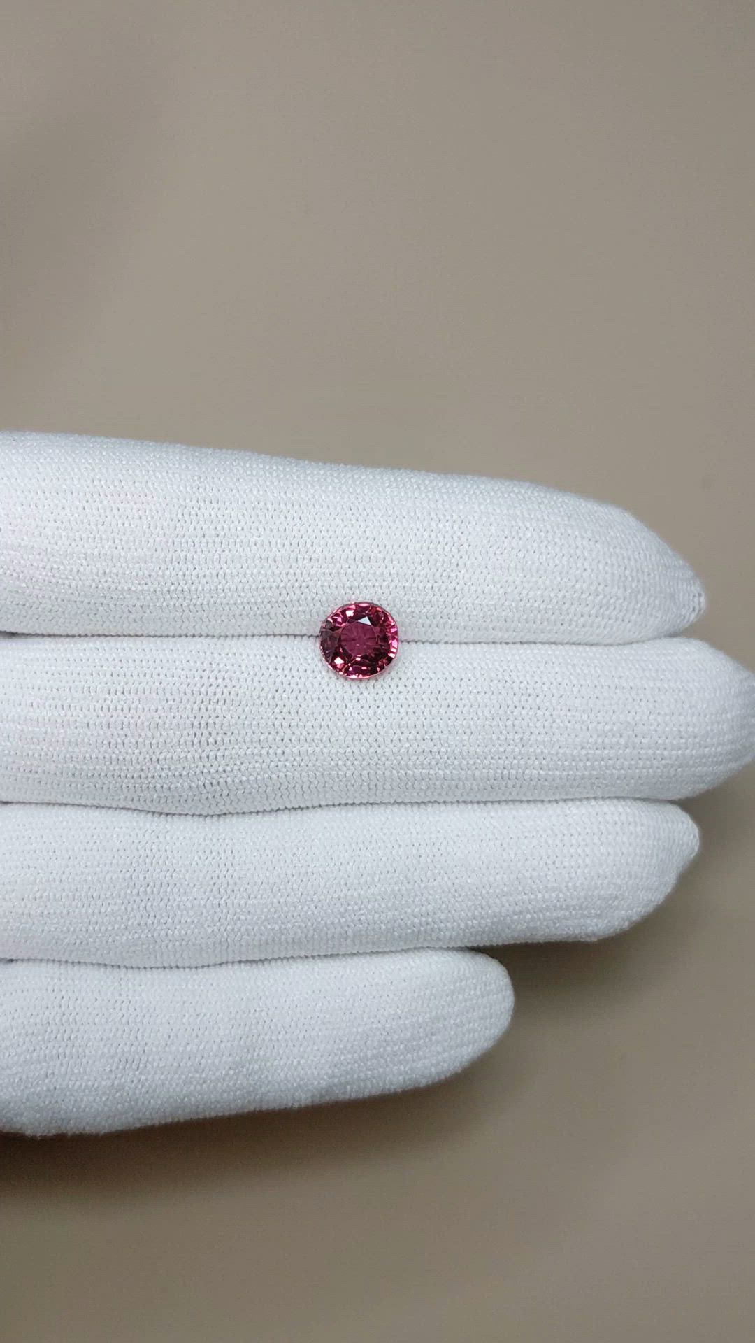 2.46 Ct. Pinkish Purple Tourmaline from Africa Size Video