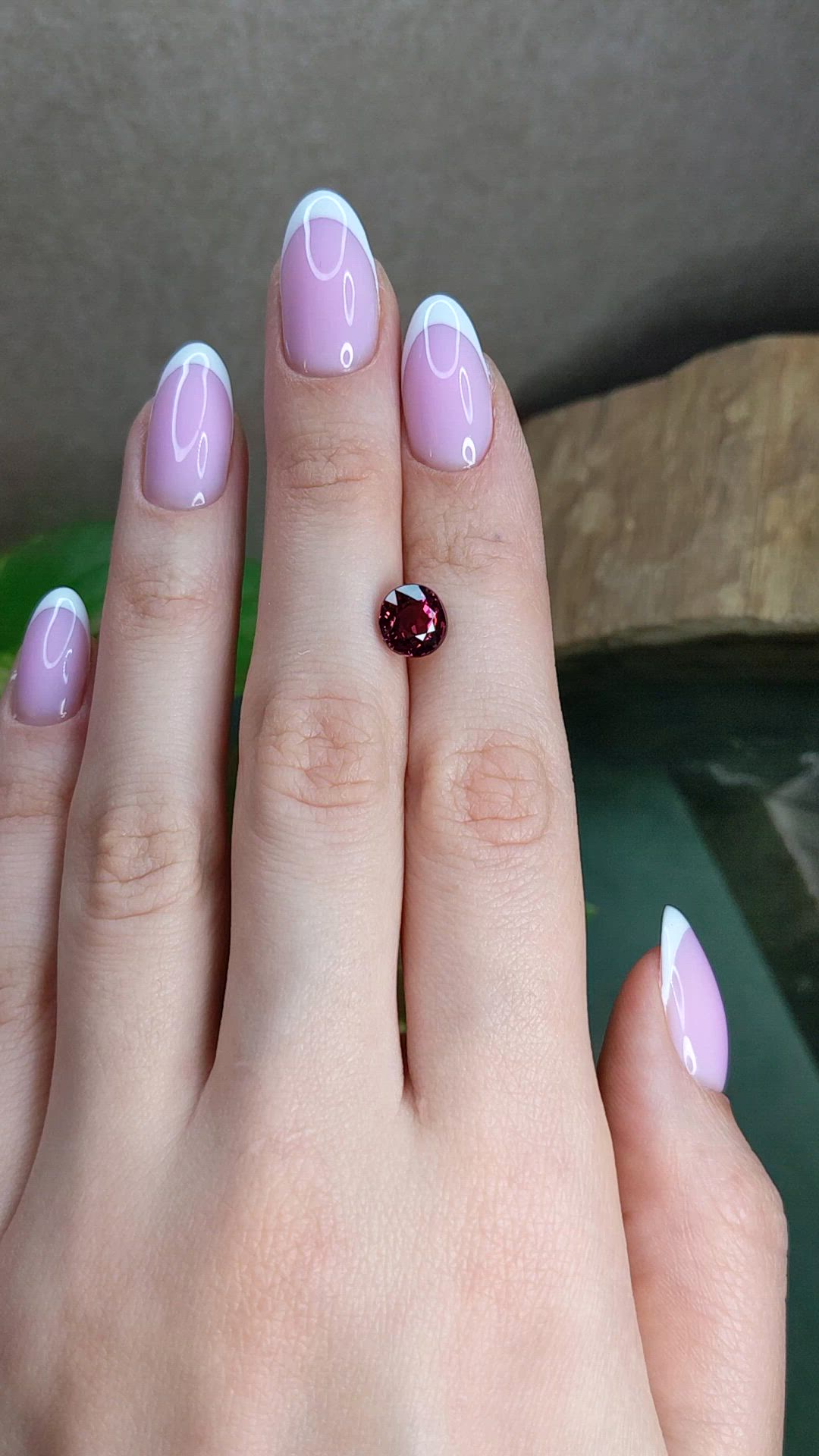2.46 Ct. Pinkish Purple Tourmaline from Africa Size Video